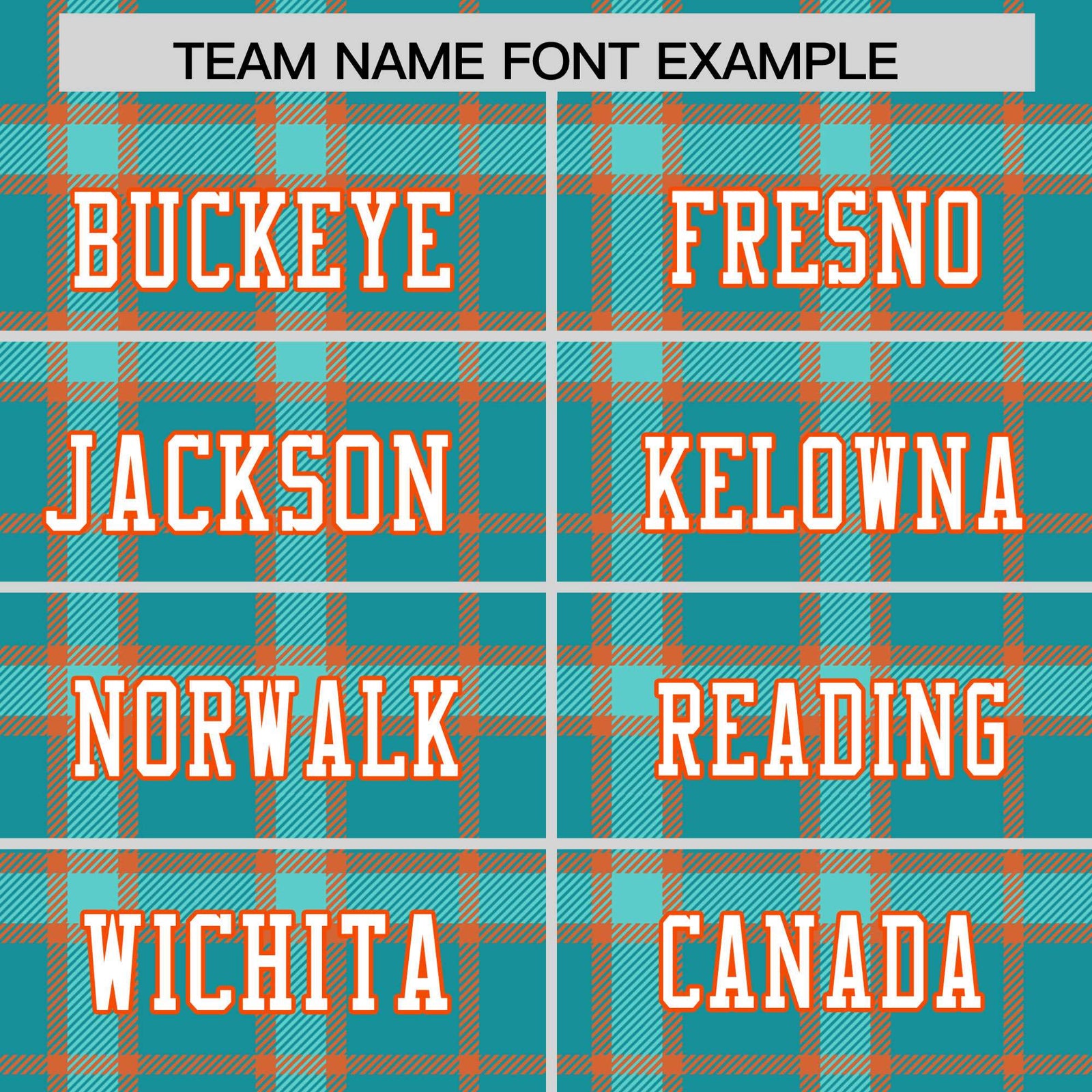 Custom Aqua Personalized Plaid Pattern Design Authentic Football Jersey