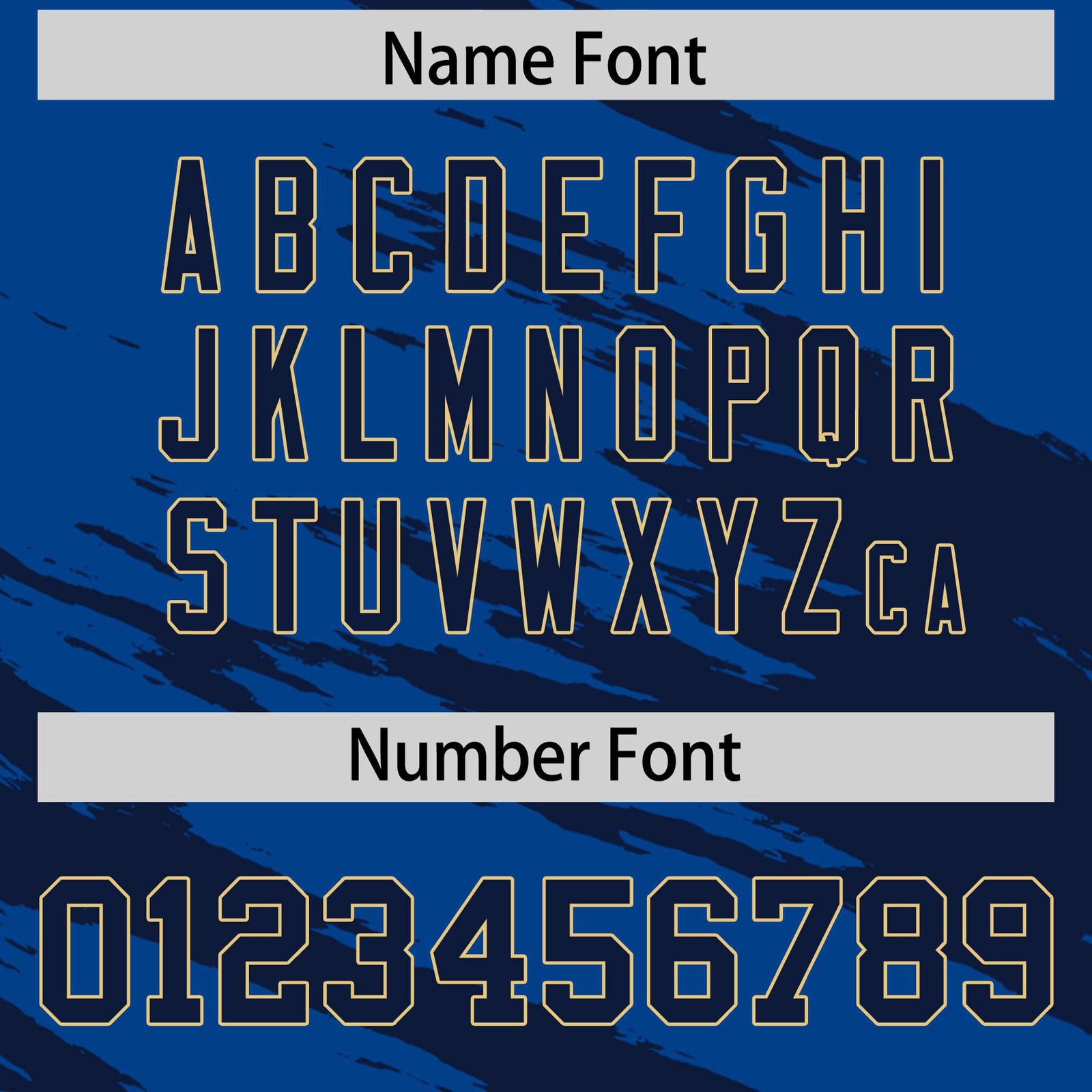 Custom Royal Navy Personalized Scratch Pattern Design Authentic Football Jersey