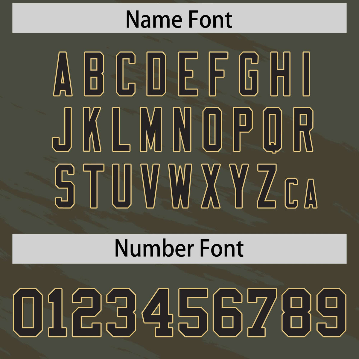 Custom New Army Green Light Brown Personalized Scratch Pattern Design Authentic Football Jersey