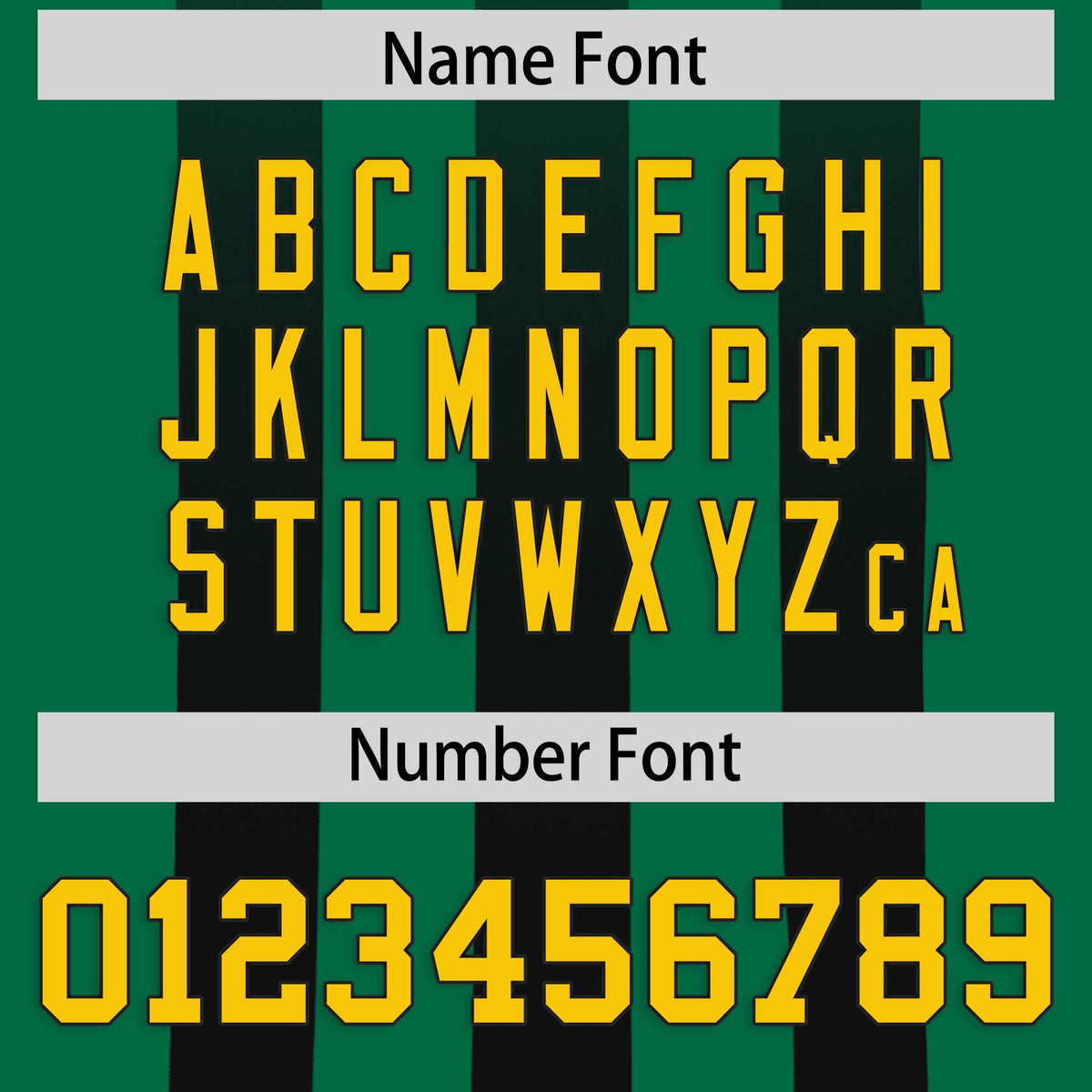 Custom Kelly Green Black Vertical Fine Stripe Gradient Fashion Personalized Team Football Jersey