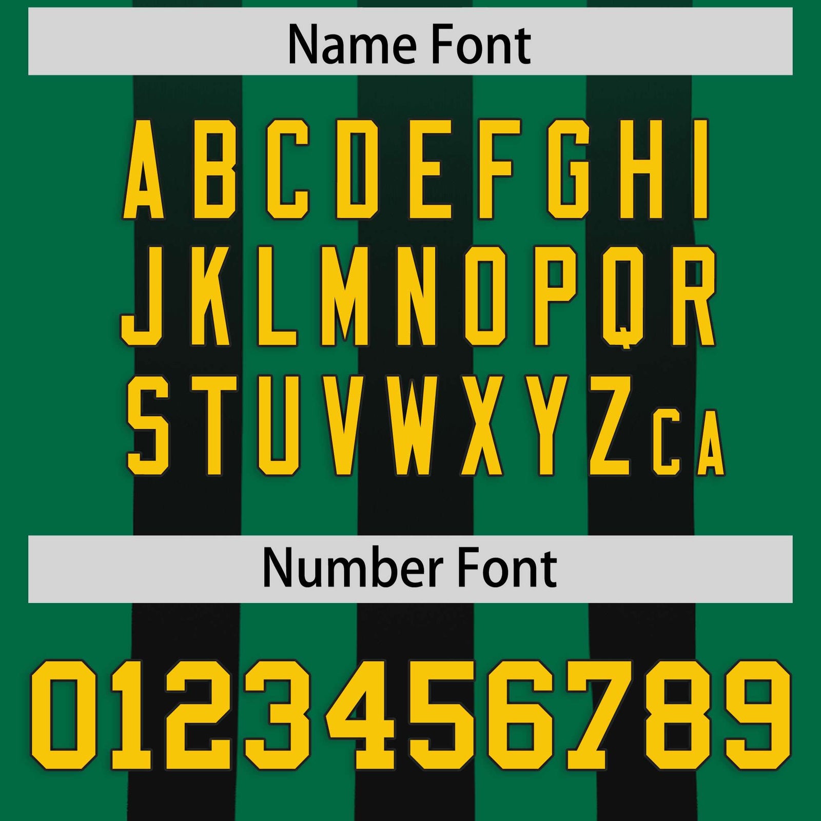 Custom Kelly Green Black Vertical Fine Stripe Gradient Fashion Personalized Team Football Jersey