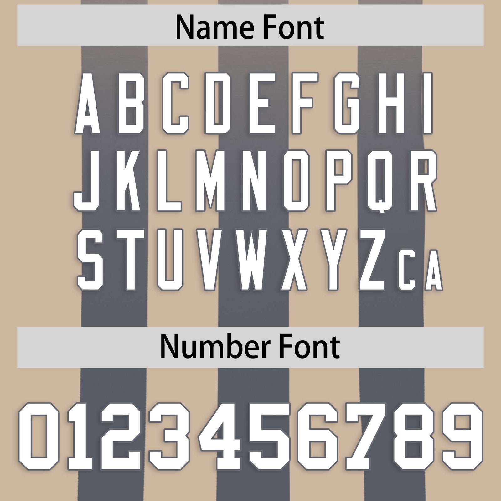 Custom Khaki Dark Gray Vertical Fine Stripe Gradient Fashion Personalized Team Football Jersey