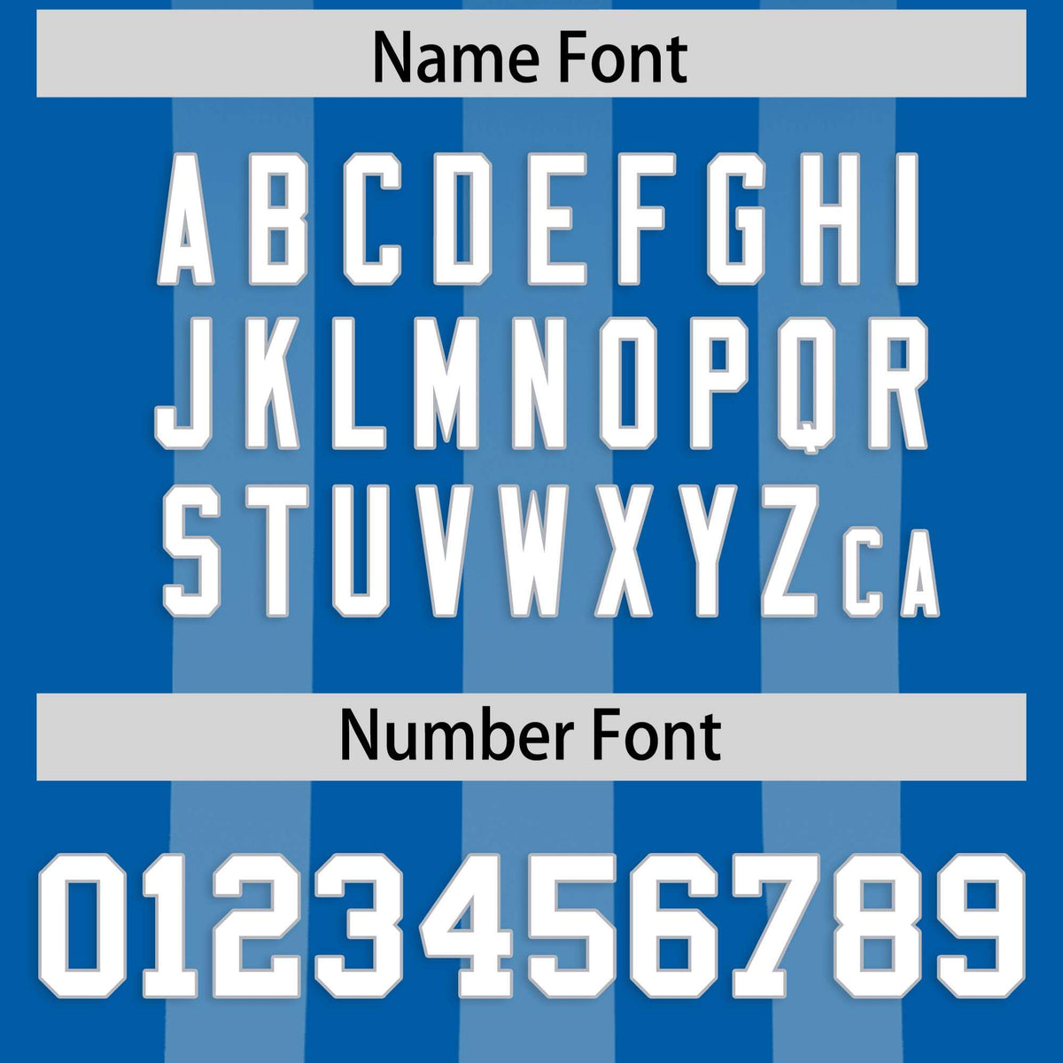 Custom Royal Light Blue Vertical Fine Stripe Gradient Fashion Personalized Team Football Jersey