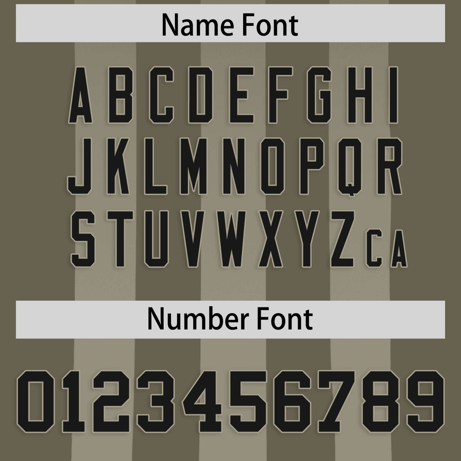 Custom Olive Camel Vertical Fine Stripe Gradient Fashion Personalized Team Football Jersey