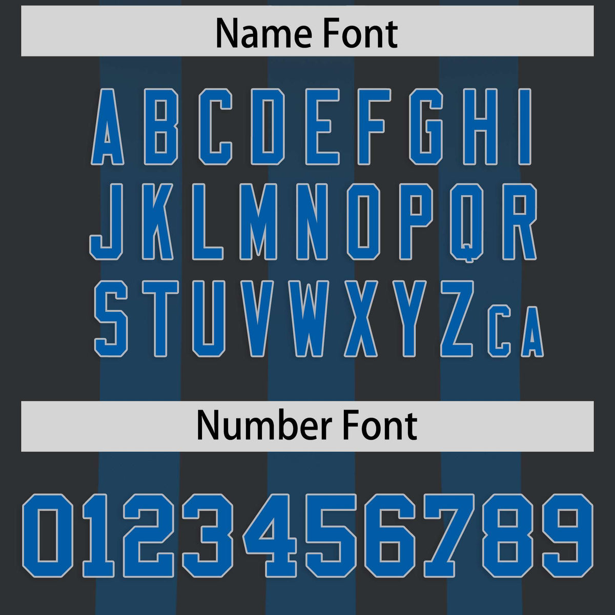 Custom Black Royal Vertical Fine Stripe Gradient Fashion Personalized Team Football Jersey