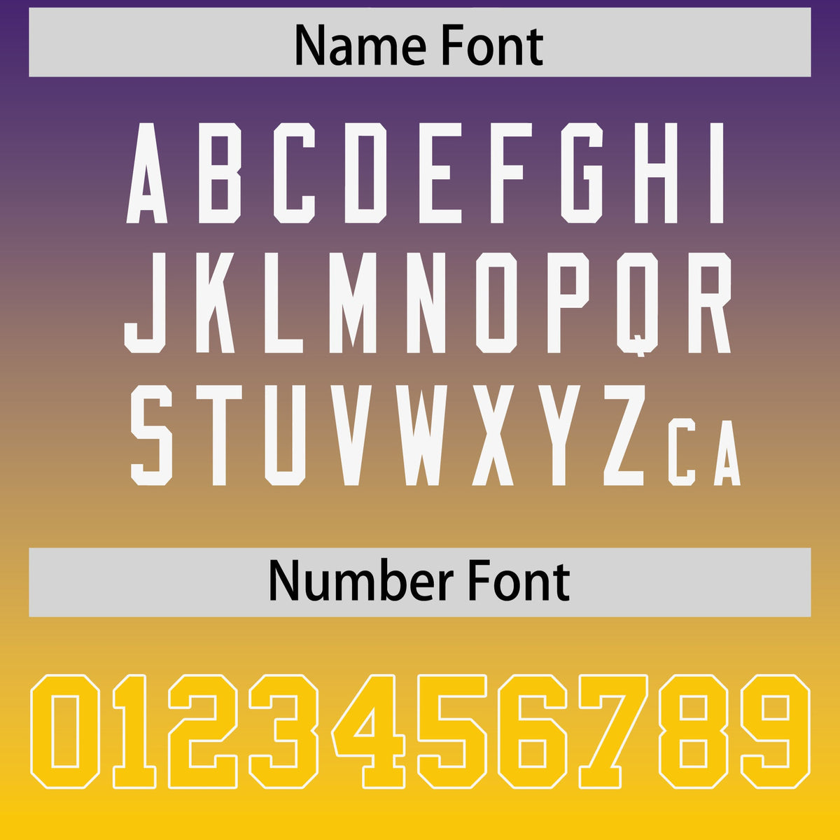 Custom Purple Gold Gradient Personalized Side Pattern Authentic Football Jersey