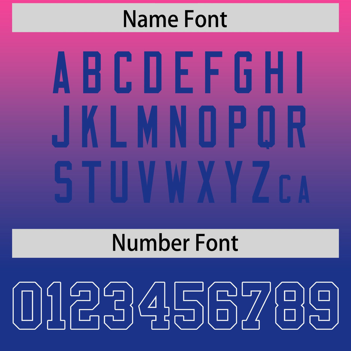 Custom Pink Royal Gradient Personalized Side Pattern Authentic Football Jersey