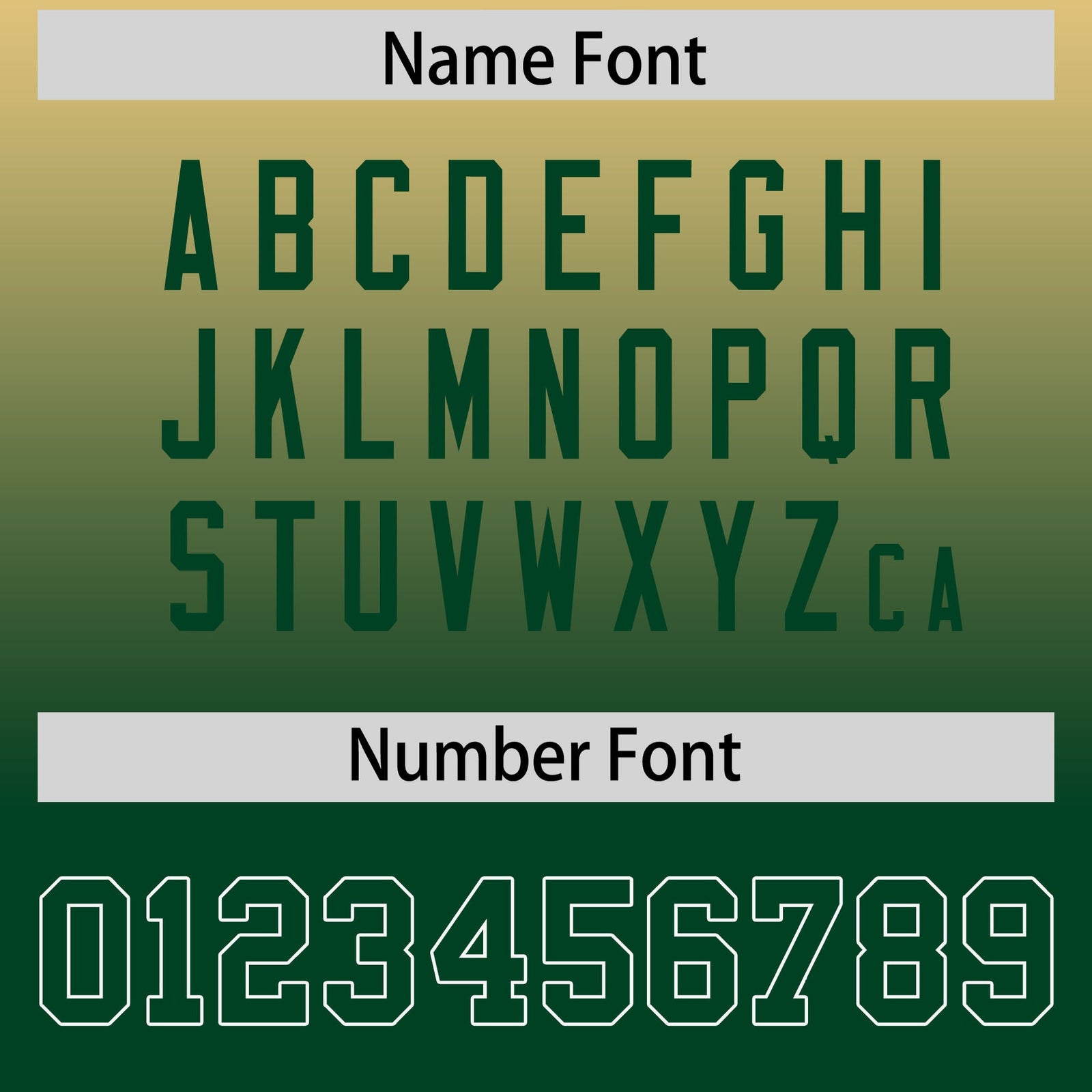 Custom Khaki Green Gradient Personalized Side Pattern Authentic Football Jersey