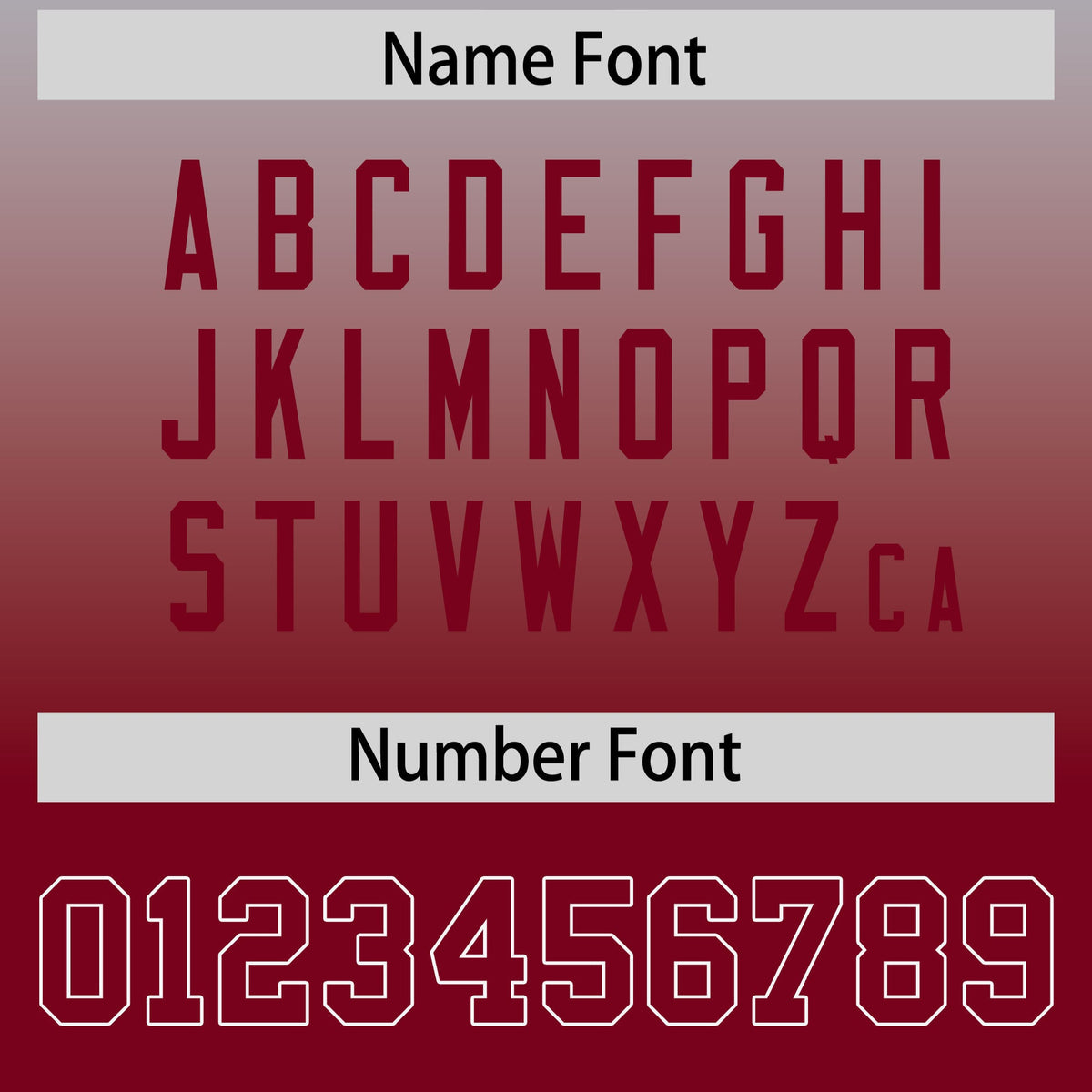 Custom Gray Crimson Gradient Personalized Side Pattern Authentic Football Jersey