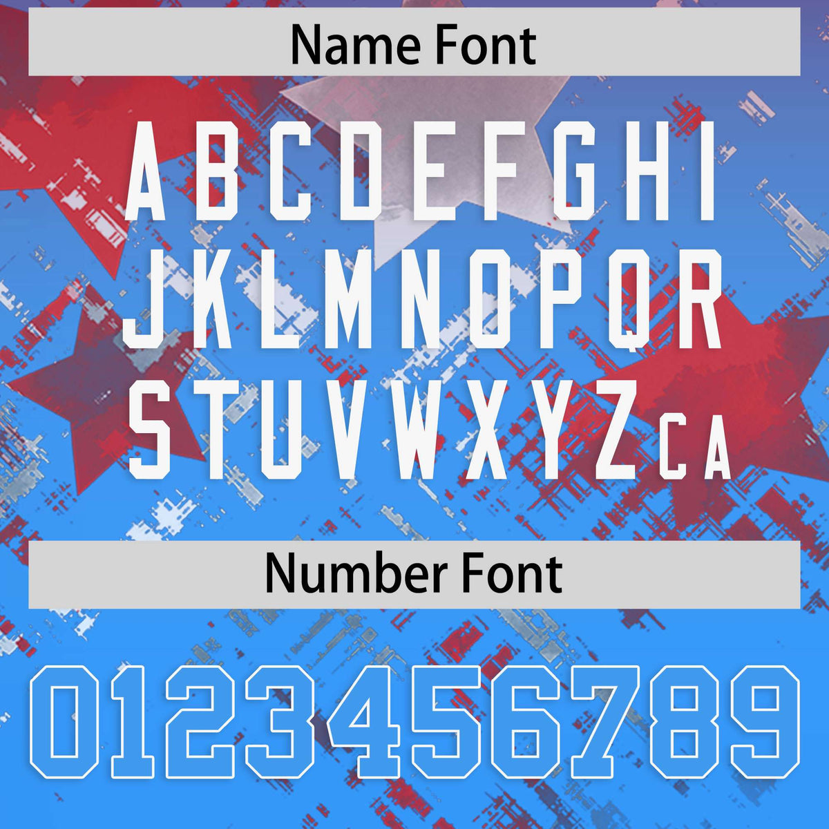 Custom Red and Light Blue Customize Flag Football Jersey - 7v7 Uniform| KXKSHOP