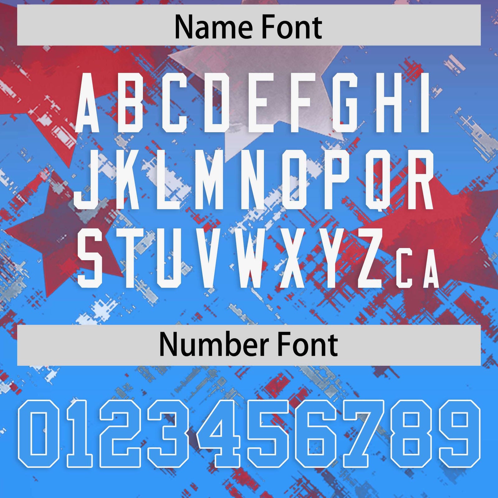 Custom Red and Light Blue Customize Flag Football Jersey - 7v7 Uniform| KXKSHOP