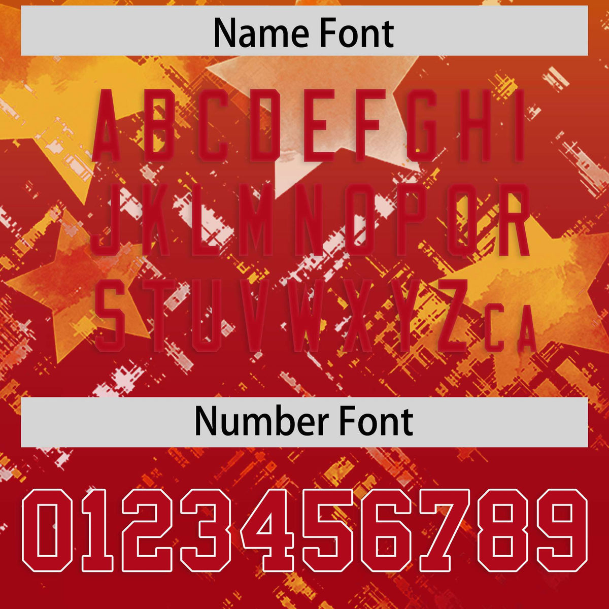 Custom Gold and Red Customize Flag Football Jersey - 7v7 Uniform| KXKSHOP