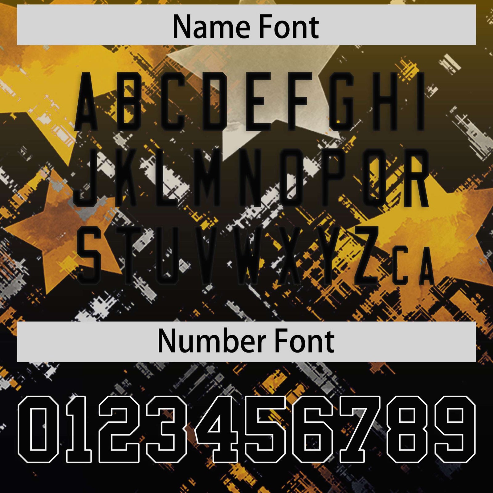 Custom Yellow and Black Customize Flag Football Jersey - 7v7 Uniform| KXKSHOP