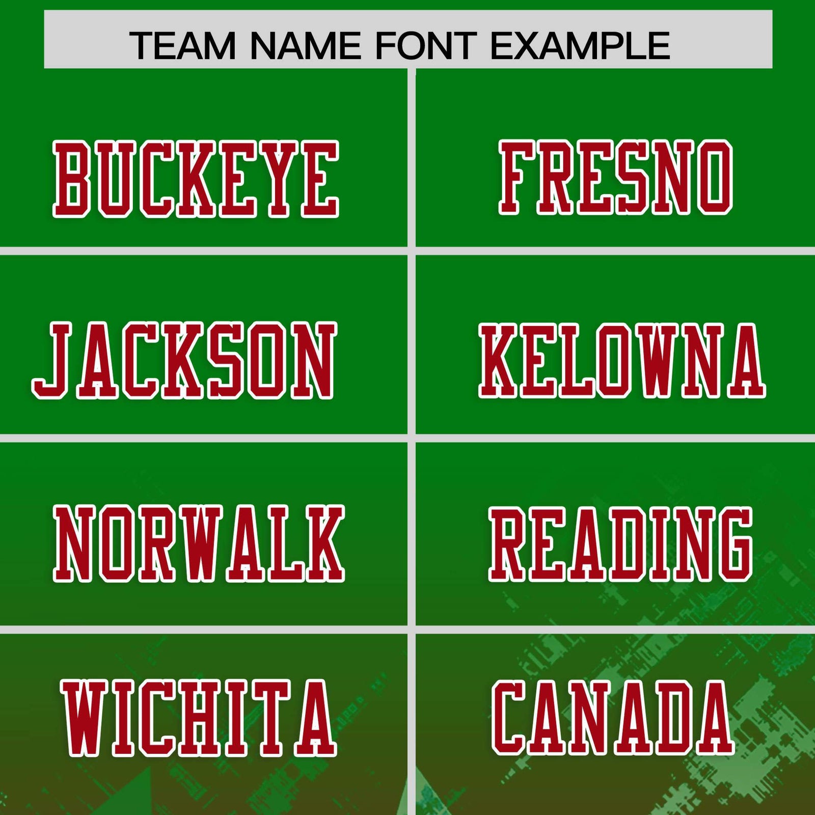 Custom Kelly Green and Red Customize Flag Football Jersey - 7v7 Uniform| KXKSHOP