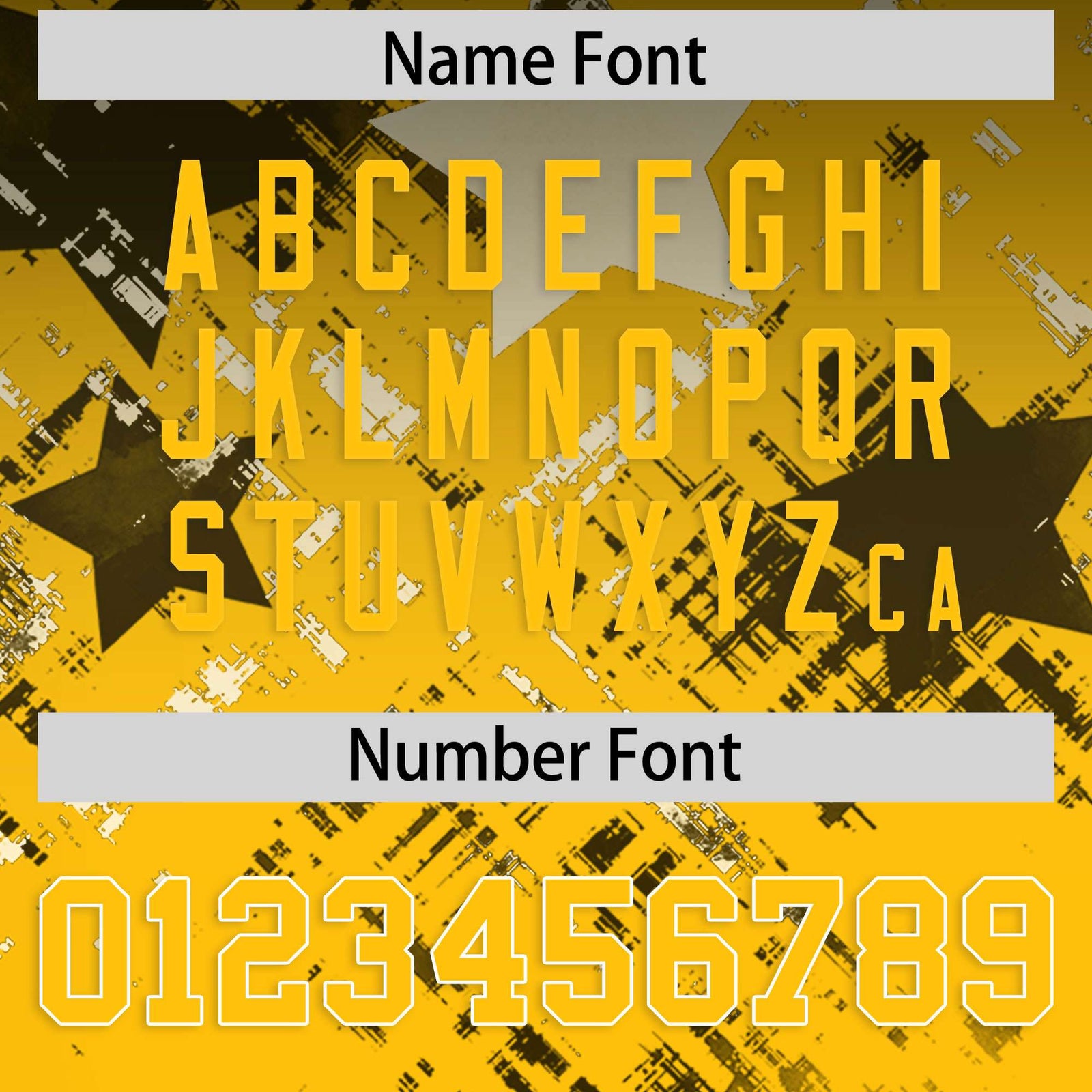 Custom Black and Yellow Customize Flag Football Jersey - 7v7 Uniform| KXKSHOP