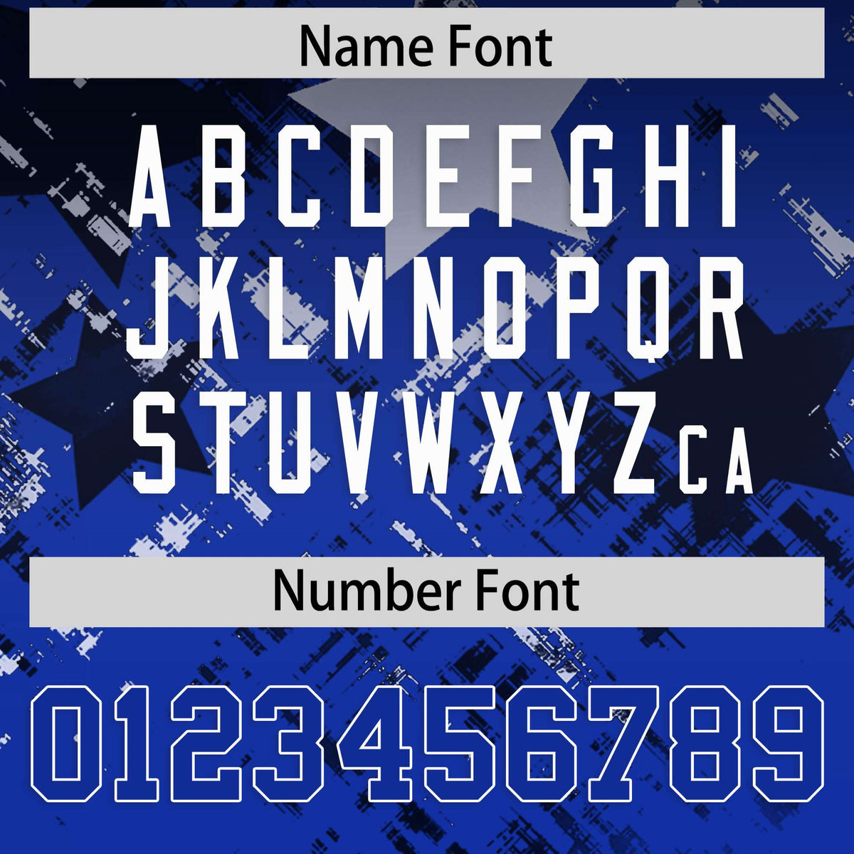 Custom Black and Royal Customize Flag Football Jersey - 7v7 Uniform| KXKSHOP