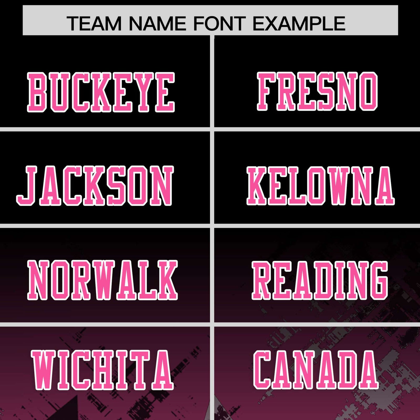 Custom Black and Pink Customize Flag Football Jersey - 7v7 Uniform| KXKSHOP