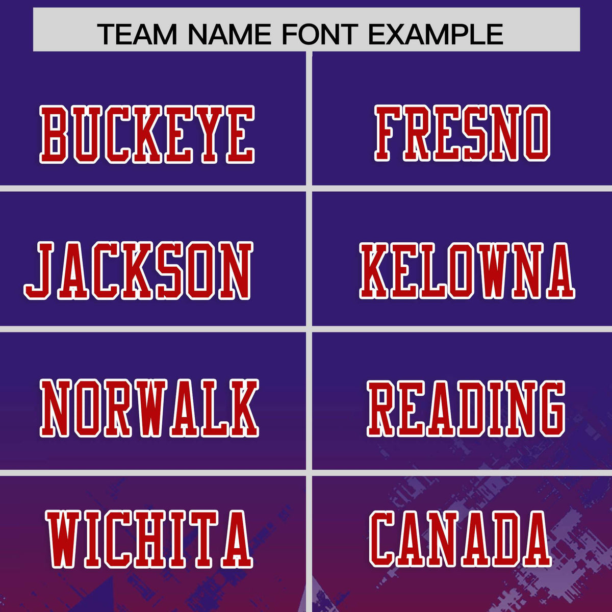 Custom Purple and Red Customize Flag Football Jersey - 7v7 Uniform| KXKSHOP