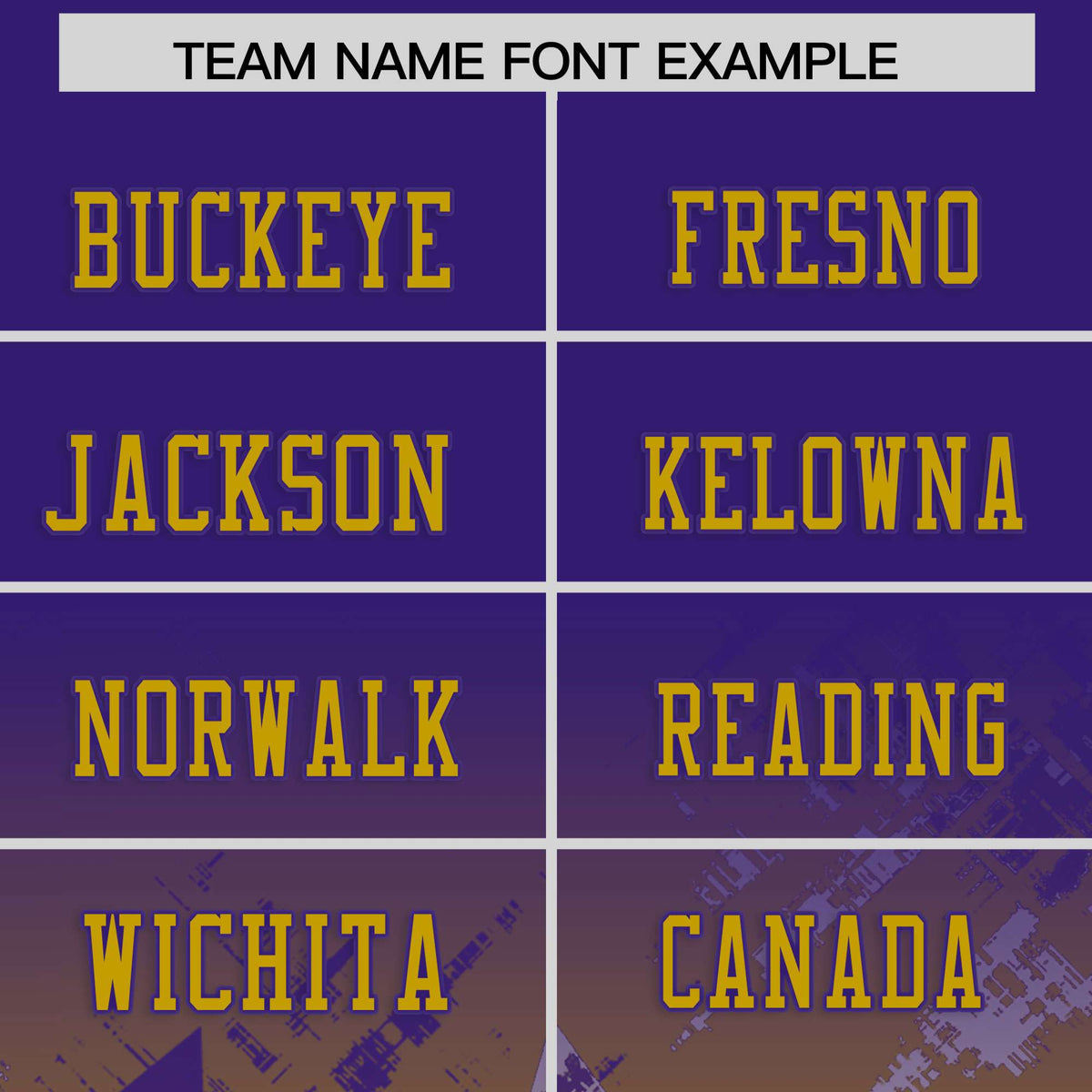 Custom Purple and Old Gold Customize Flag Football Jersey - 7v7 Uniform| KXKSHOP