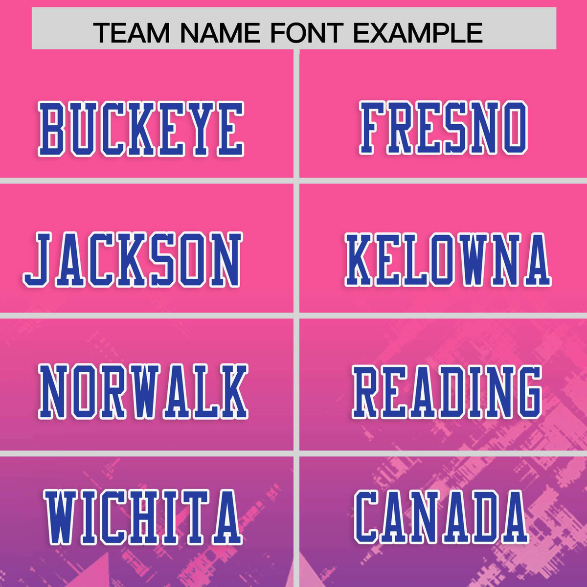 Custom Pink and Royal Customize Flag Football Jersey - 7v7 Uniform| KXKSHOP