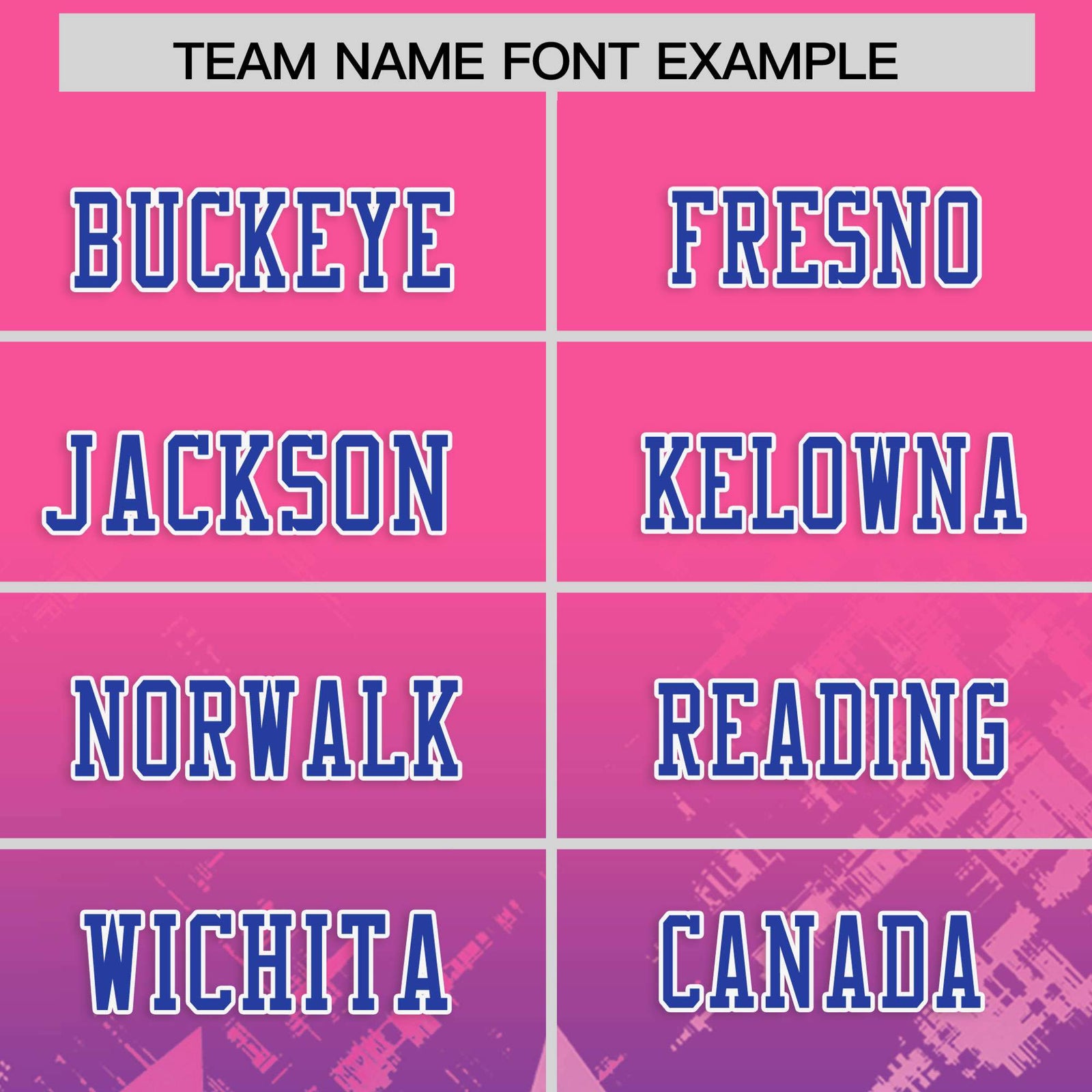 Custom Pink and Royal Customize Flag Football Jersey - 7v7 Uniform| KXKSHOP