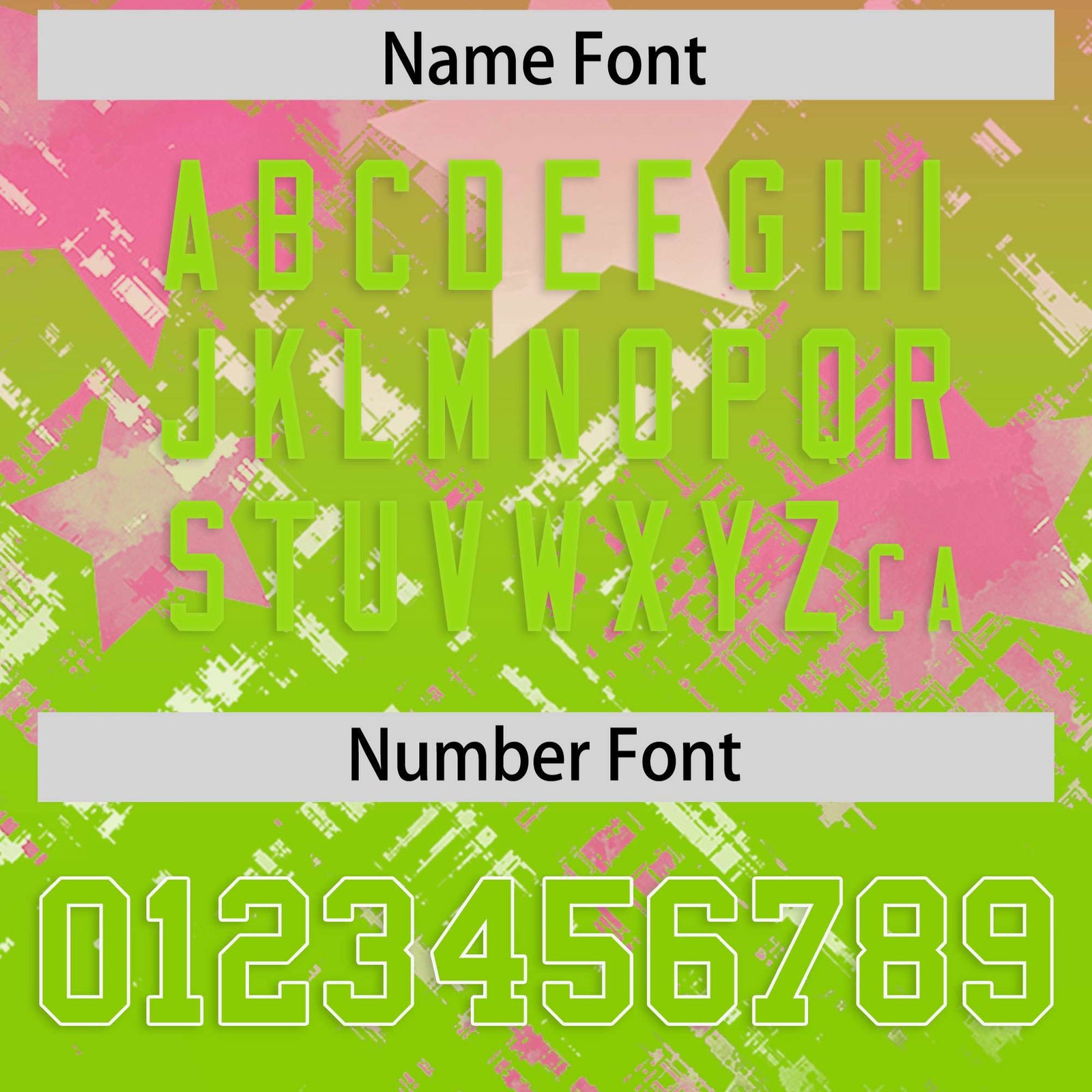 Custom Pink and Neon Green Customize Flag Football Jersey - 7v7 Uniform| KXKSHOP