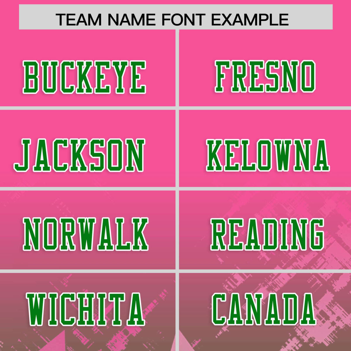 Custom Pink and Kelly Green Customize Flag Football Jersey - 7v7 Uniform| KXKSHOP