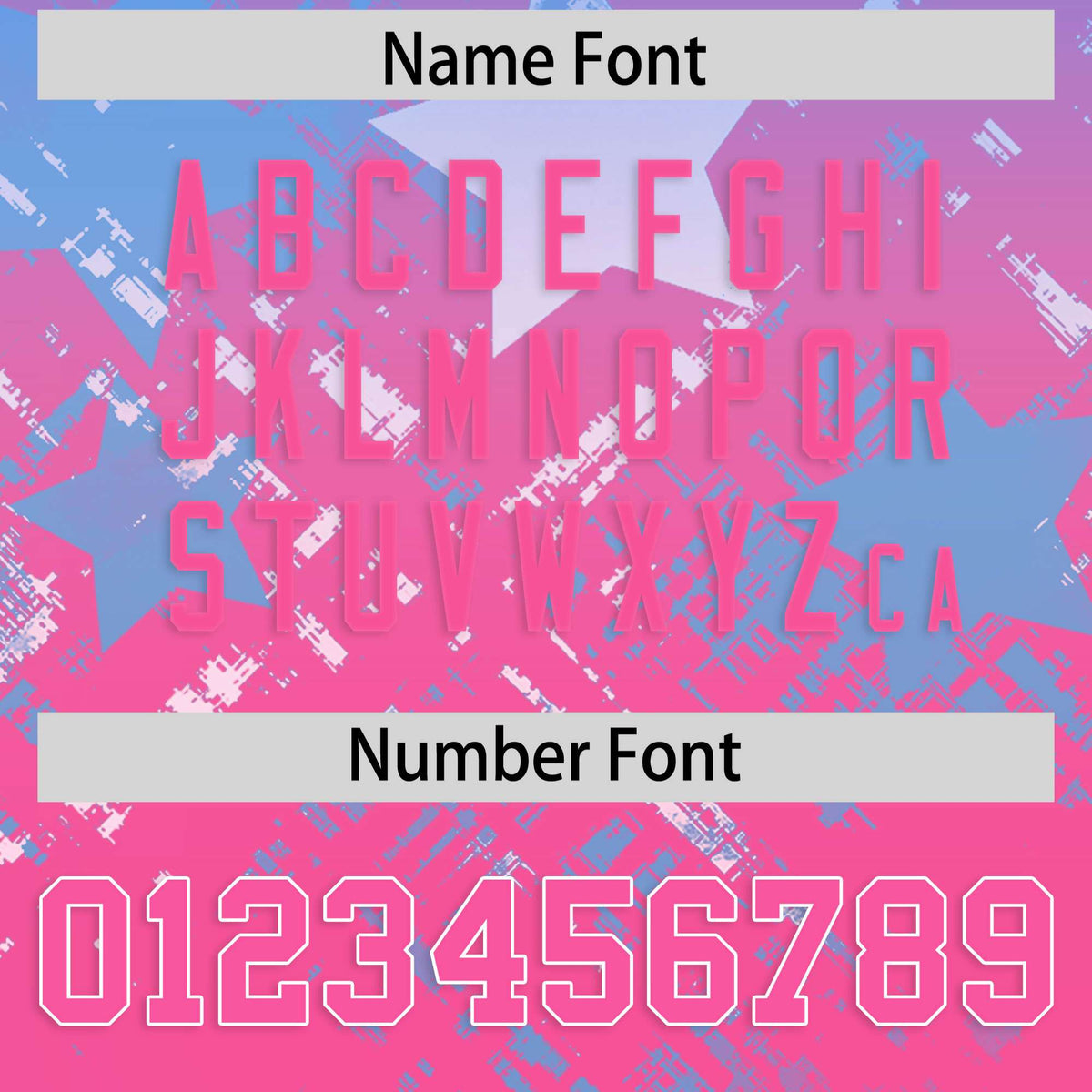 Custom Light Blue and Pink Customize Flag Football Jersey - 7v7 Uniform| KXKSHOP