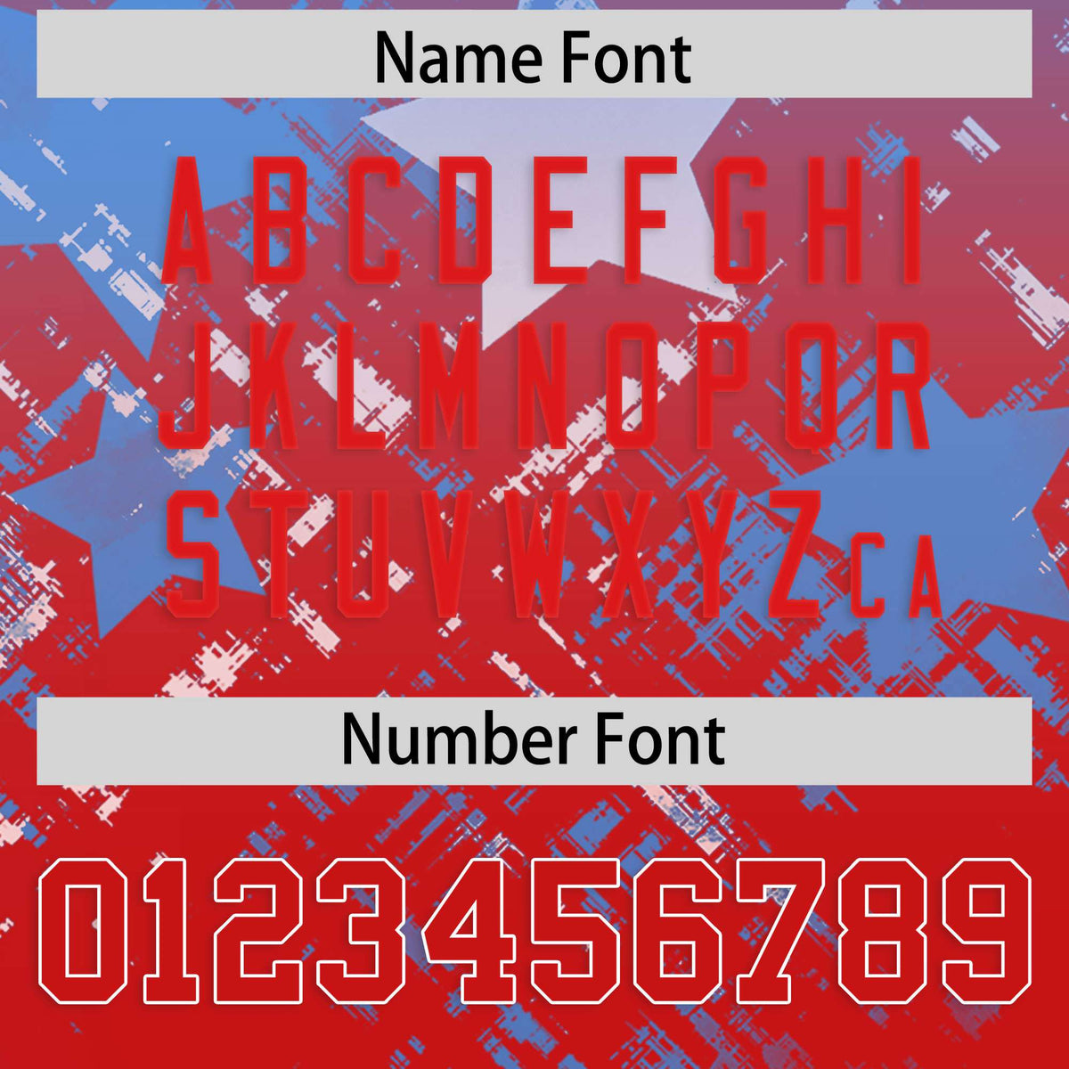 Custom Light Blue and Red Customize Flag Football Jersey - 7v7 Uniform| KXKSHOP