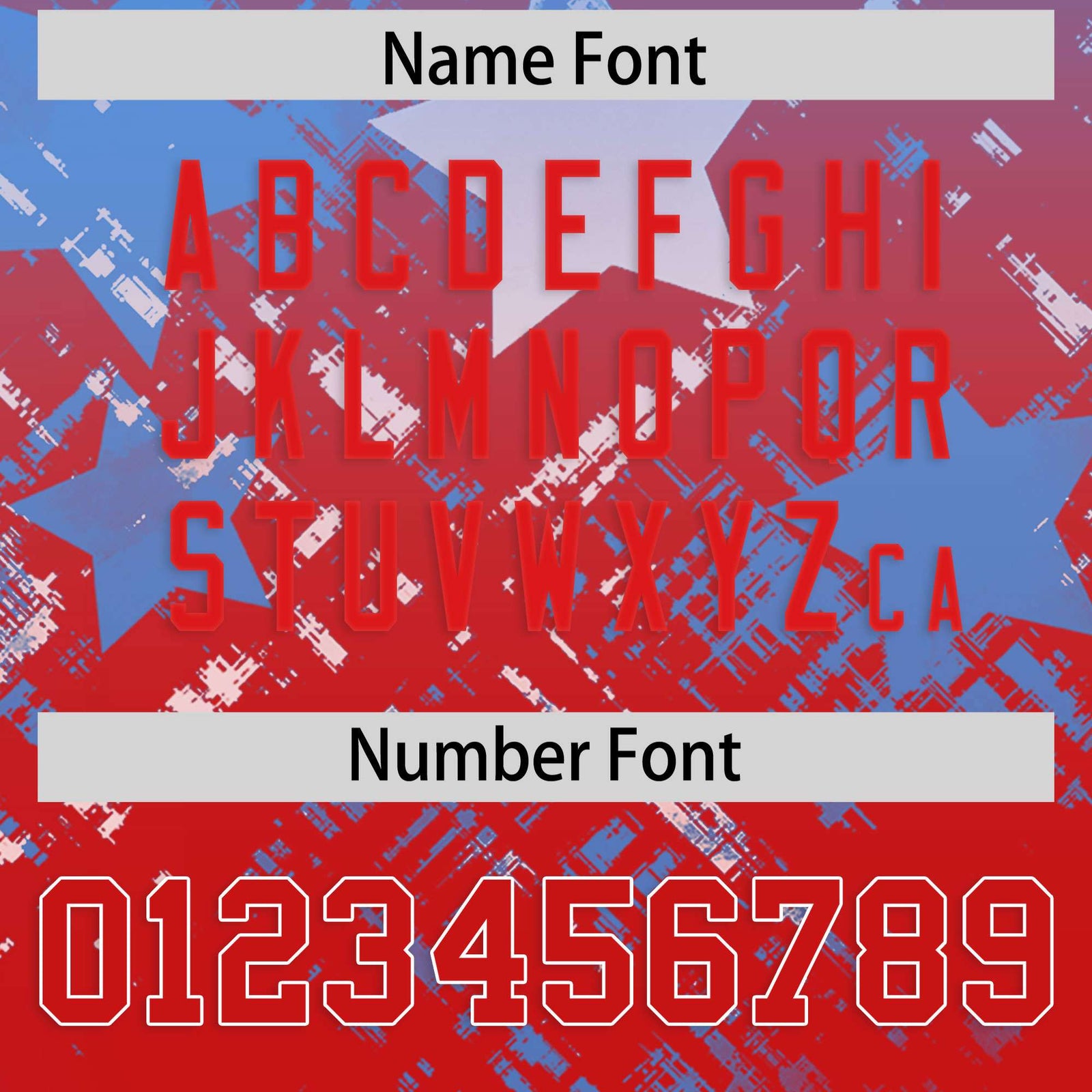 Custom Light Blue and Red Customize Flag Football Jersey - 7v7 Uniform| KXKSHOP