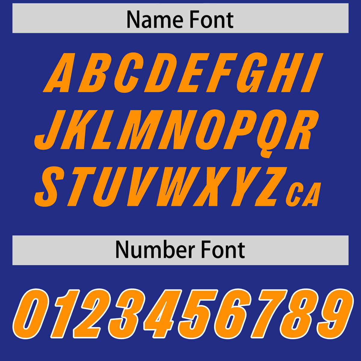 Custom Royal Gold Orange and White Side Stripe Pattern Authentic Football Jersey