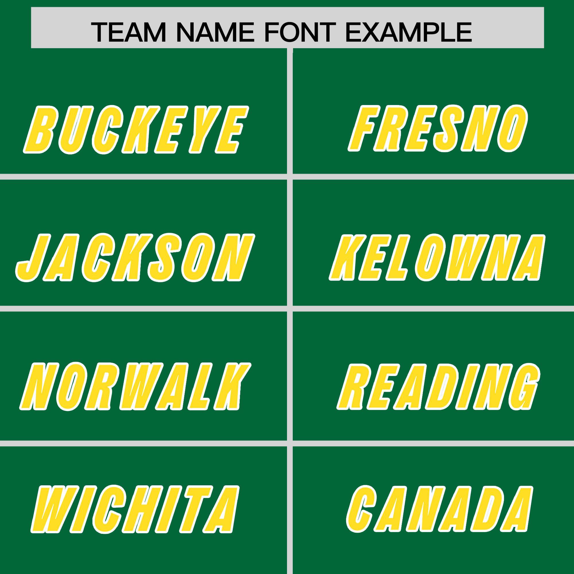 Custom Kelly Green Gold and White Side Stripe Pattern Authentic Football Jersey