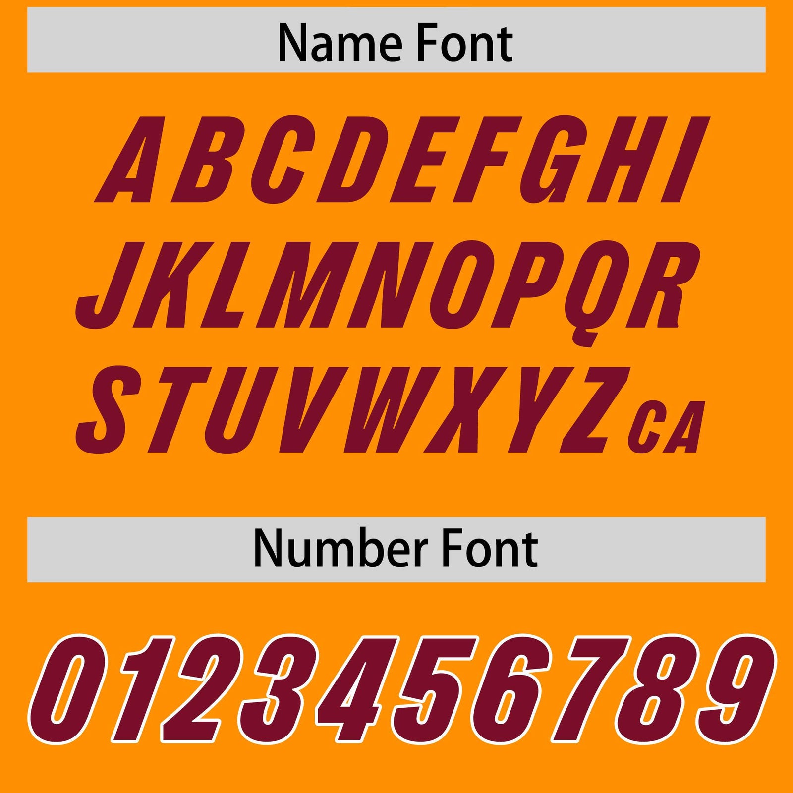 Custom Orange Crimson and White Side Stripe Pattern Authentic Football Jersey