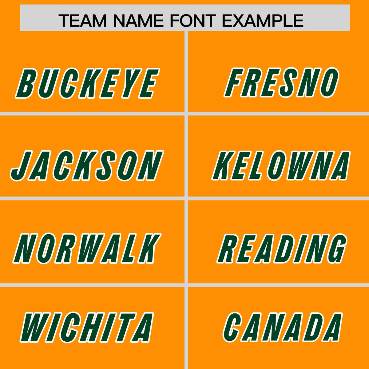 Custom Orange Green and White Side Stripe Pattern Authentic Football Jersey