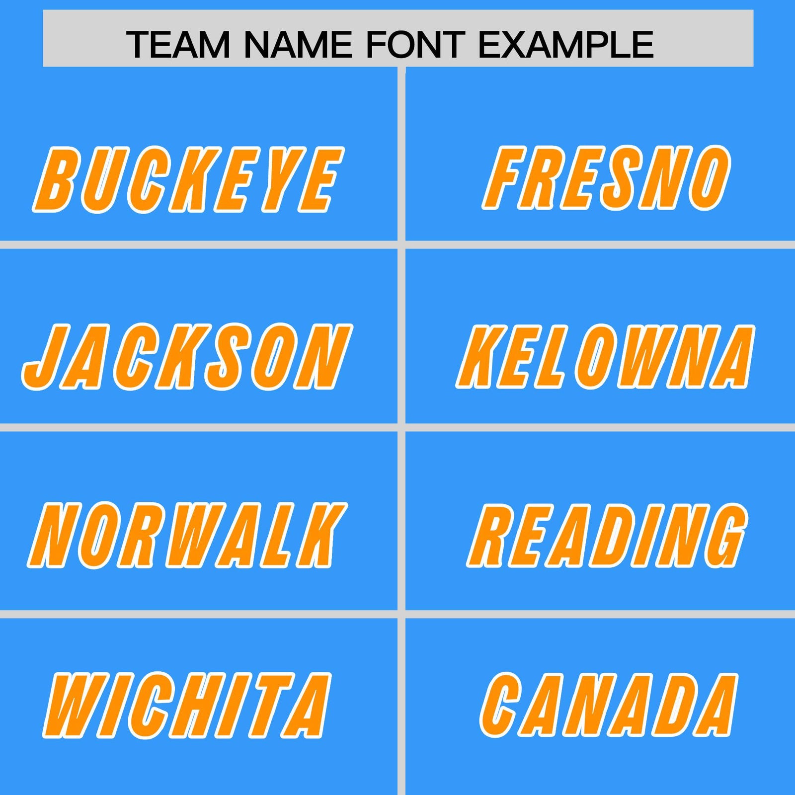 Custom Light Blue Orange and White Side Stripe Pattern Authentic Football Jersey