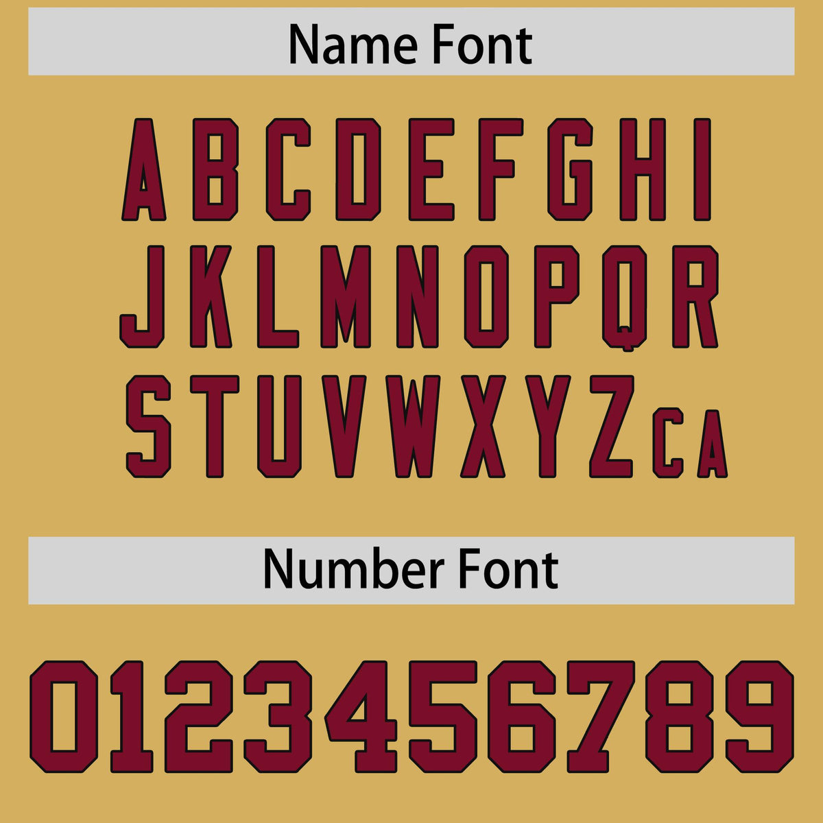 Custom Old Gold Cardinal and Black Side Stripe Pattern Authentic Football Jersey