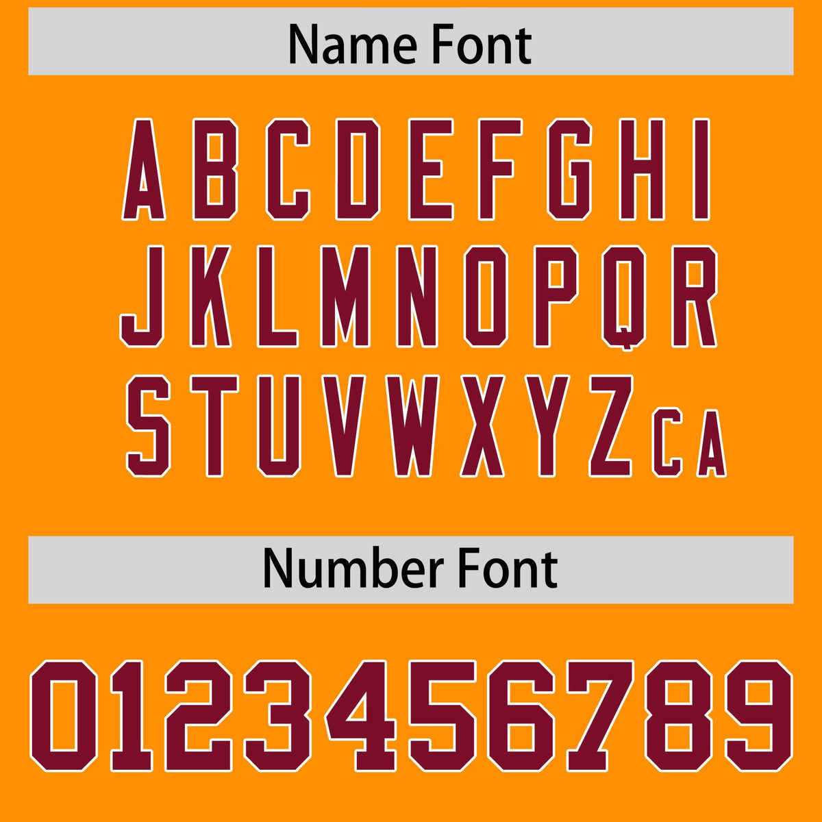 Custom Orange Crimson and White Side Stripe Pattern Authentic Football Jersey