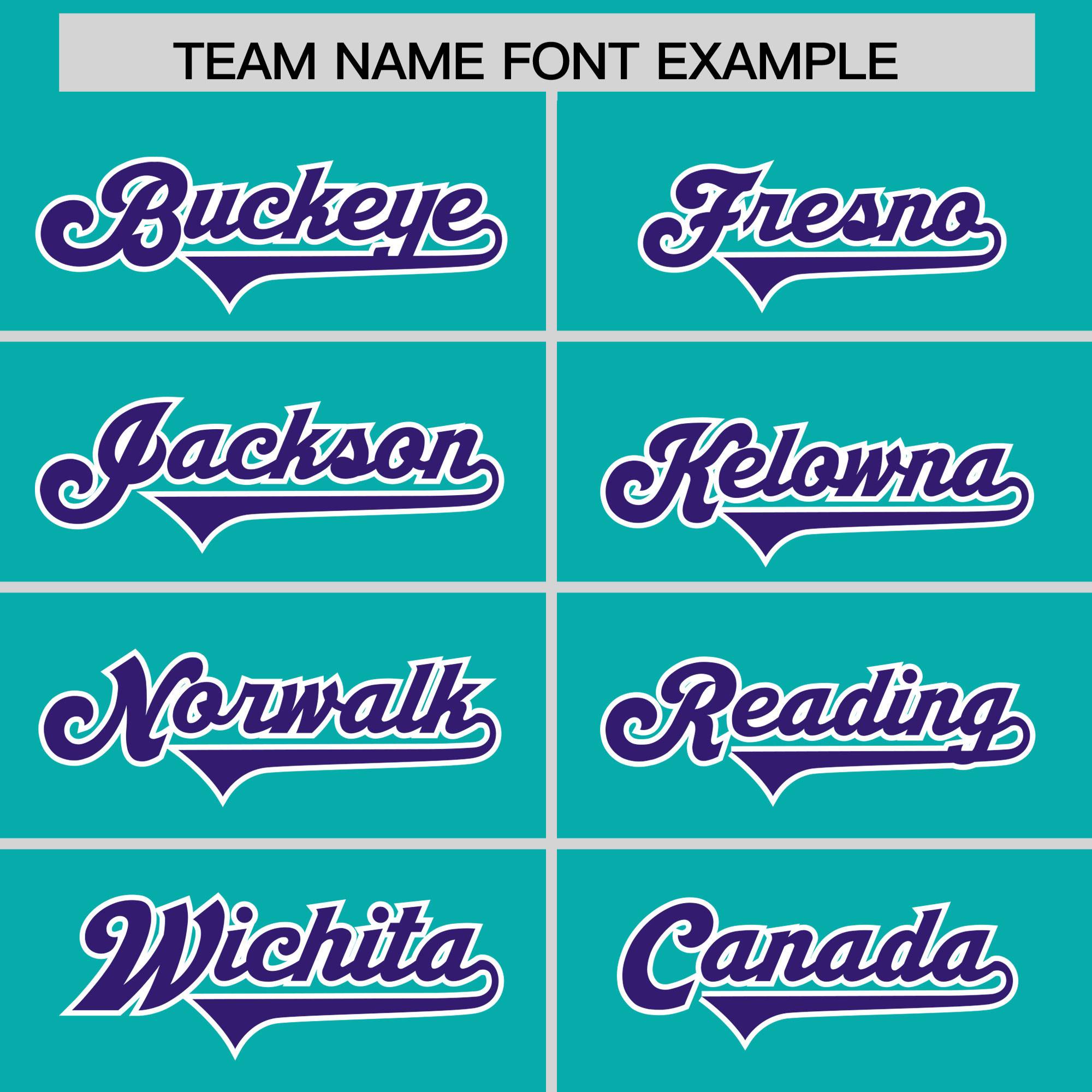 Custom Aqua Purple and White Side Stripe Pattern Authentic Football Jersey