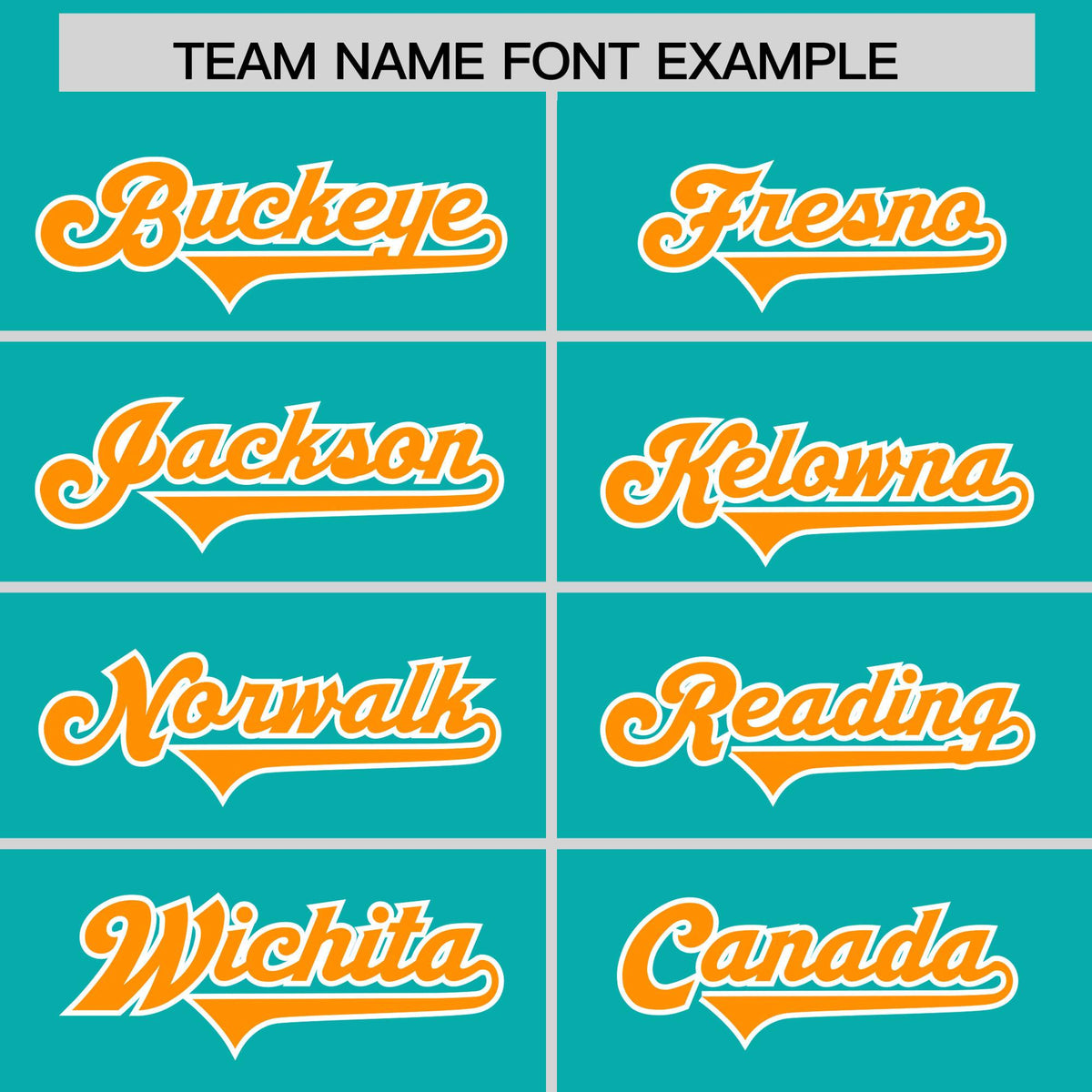 Custom Aqua Orange and White Side Stripe Pattern Authentic Football Jersey