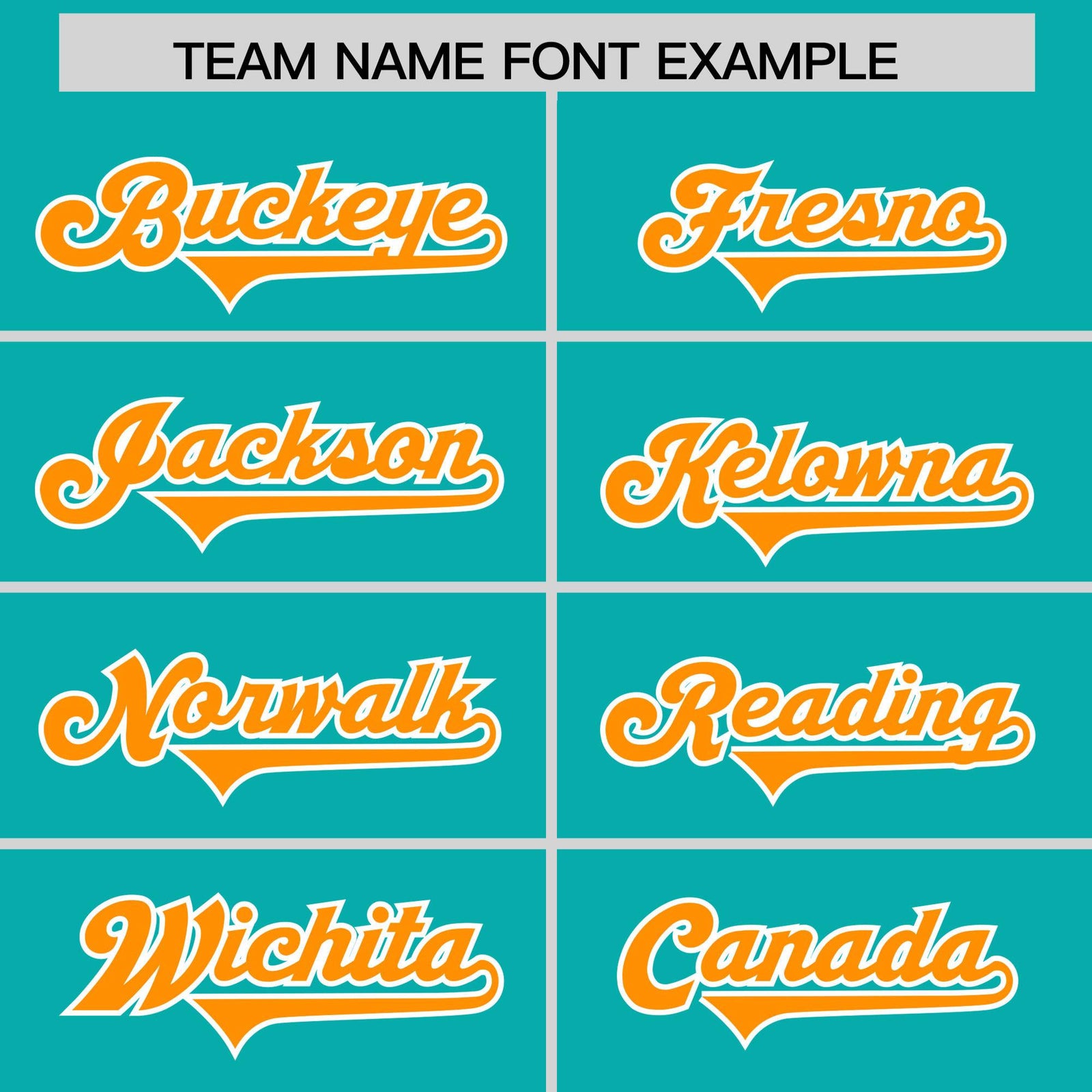 Custom Aqua Orange and White Side Stripe Pattern Authentic Football Jersey