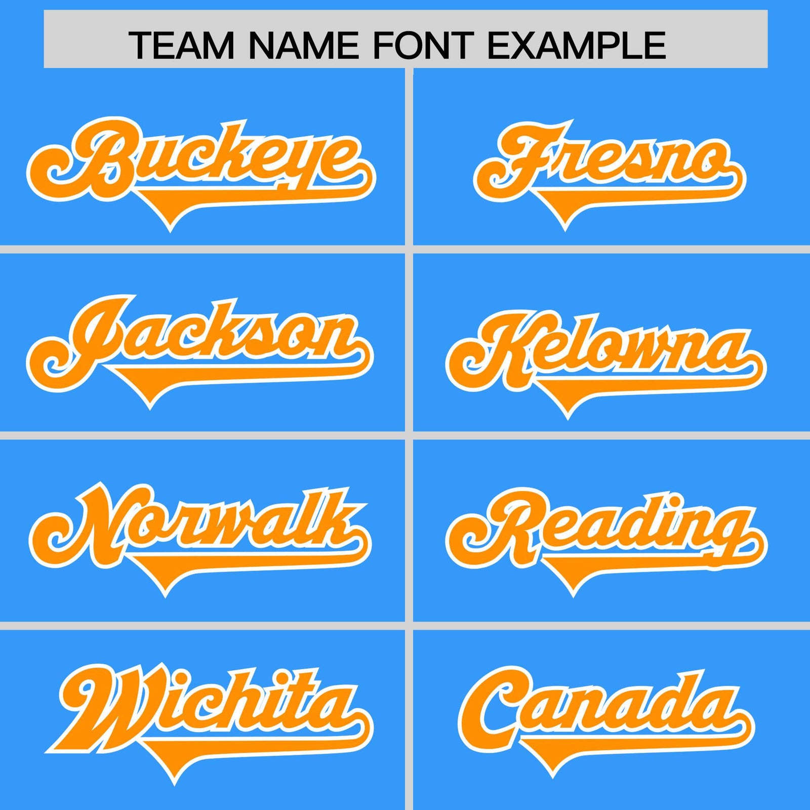 Custom Light Blue Orange and White Side Stripe Pattern Authentic Football Jersey