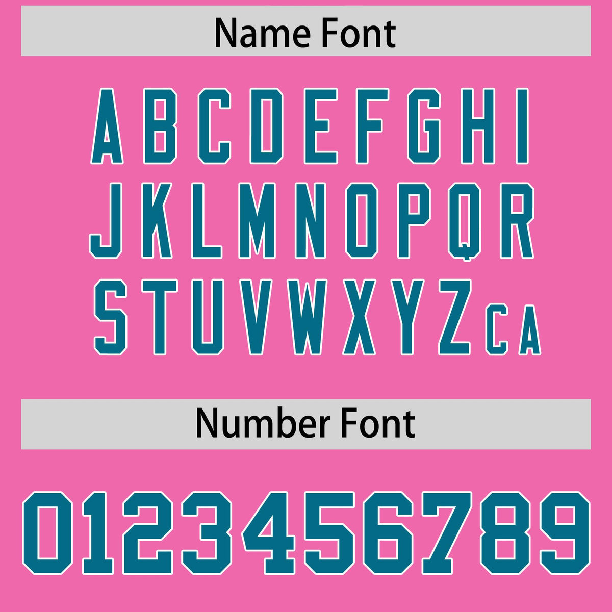 Custom Pink Aqua and White Side Stripe Pattern Authentic Football Jersey