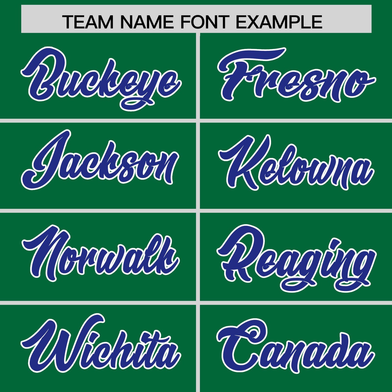 Custom Kelly Green Royal and White Side Stripe Pattern Authentic Football Jersey