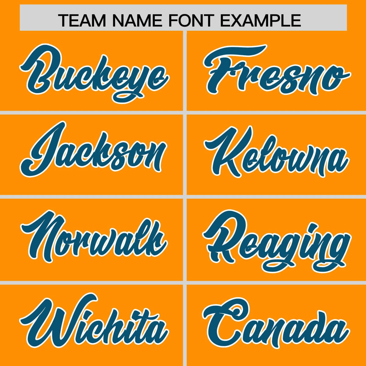 Custom Orange Panther Blue and White Side Stripe Pattern Authentic Football Jersey