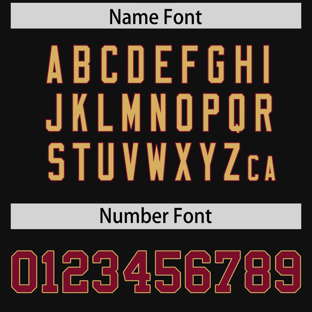 Custom Black Cardinal and Old Gold Side Stripe Pattern Authentic Football Jersey