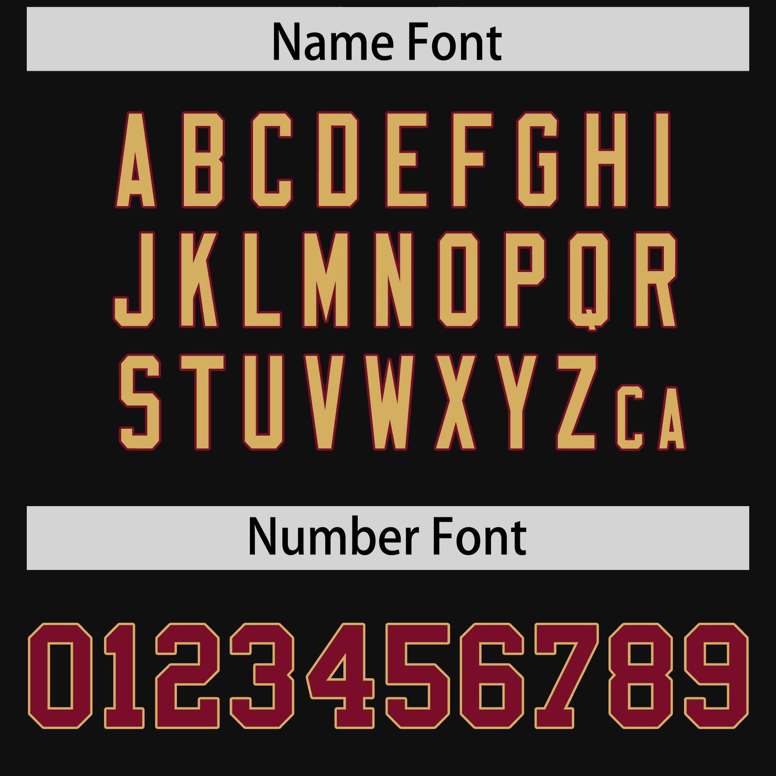 Custom Black Cardinal and Old Gold Side Stripe Pattern Authentic Football Jersey