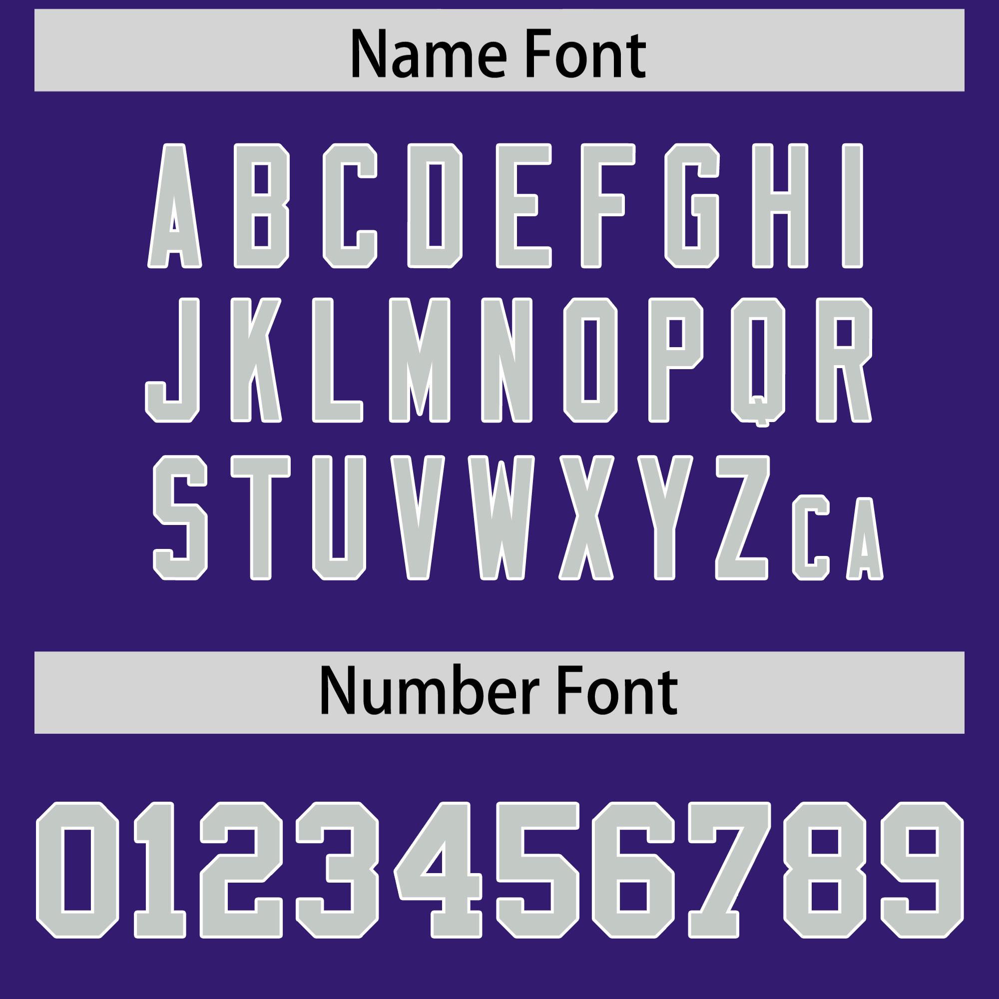 Custom Purple Gray and White Side Stripe Pattern Authentic Football Jersey