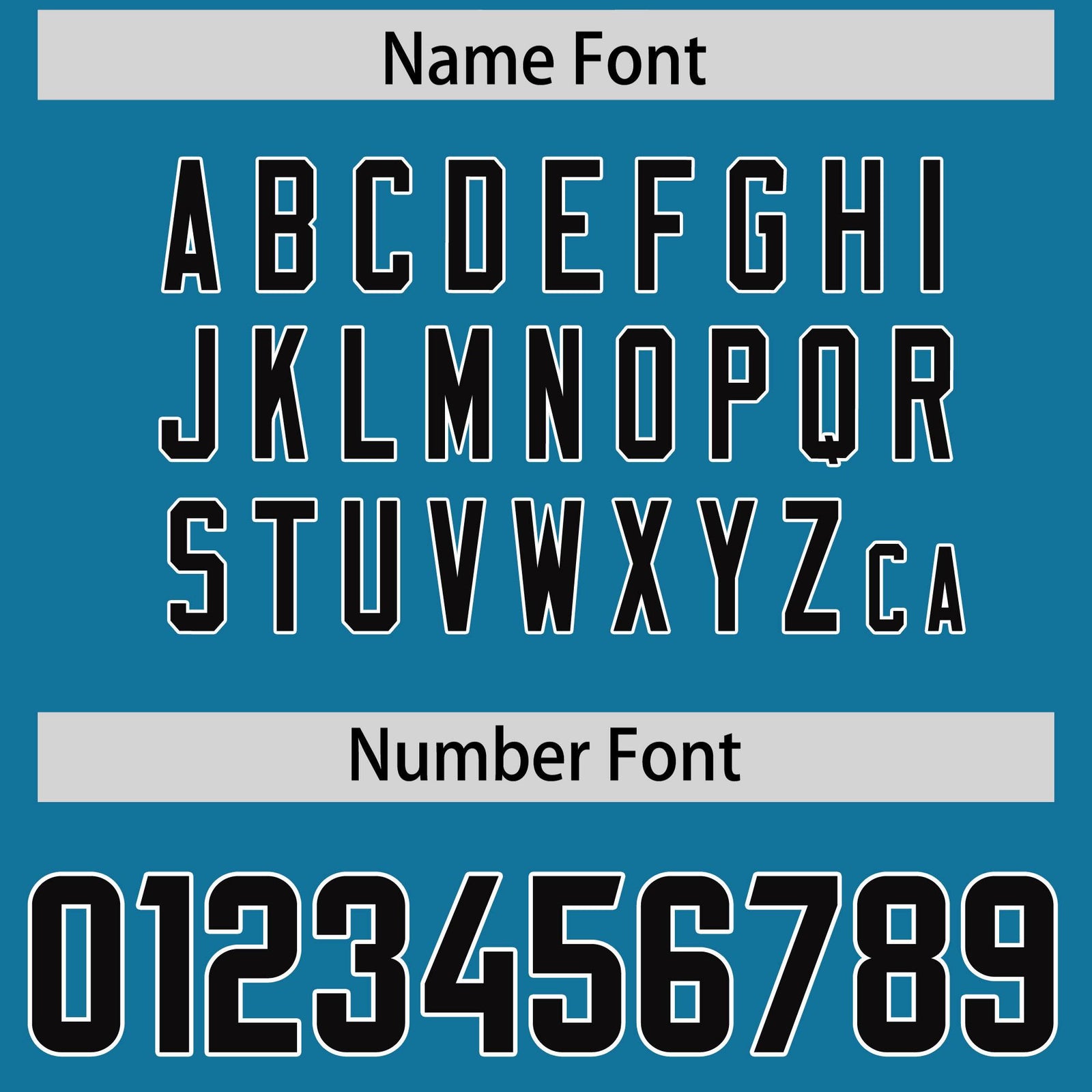 Custom Panther Blue Black and White Side Stripe Pattern Authentic Football Jersey