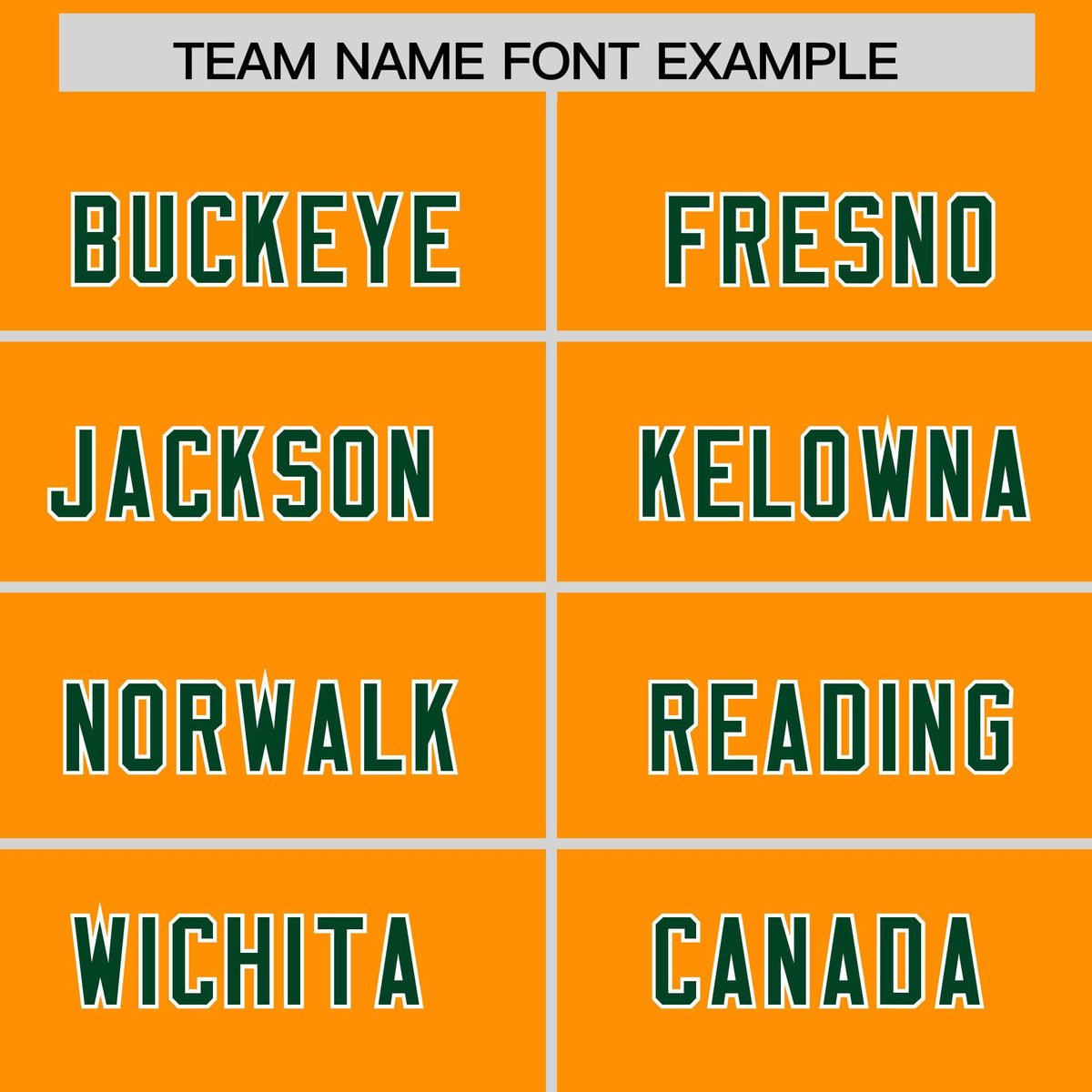 Custom Orange Green and White Side Stripe Pattern Authentic Football Jersey