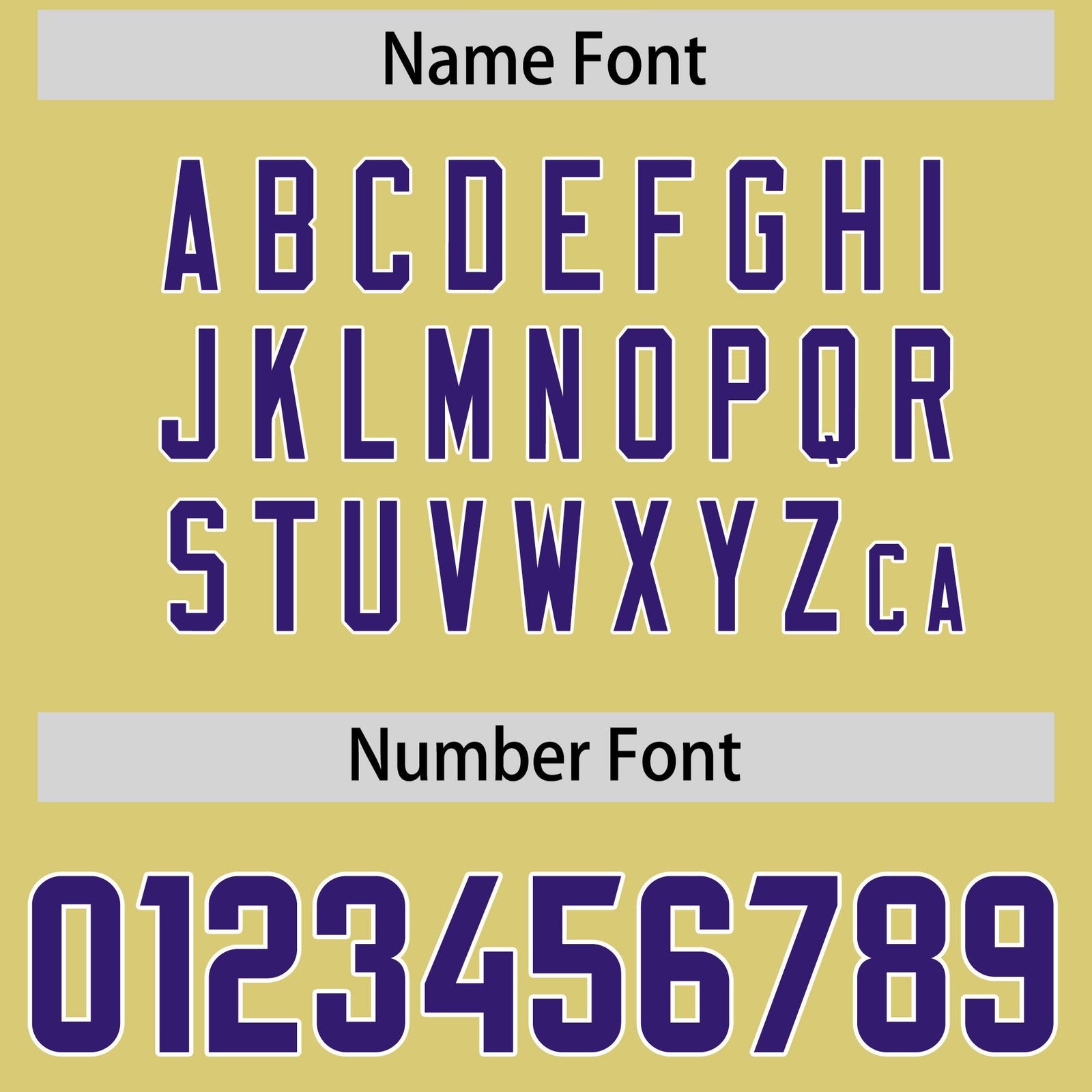 Custom Old Gold Purple and White Side Stripe Pattern Authentic Football Jersey